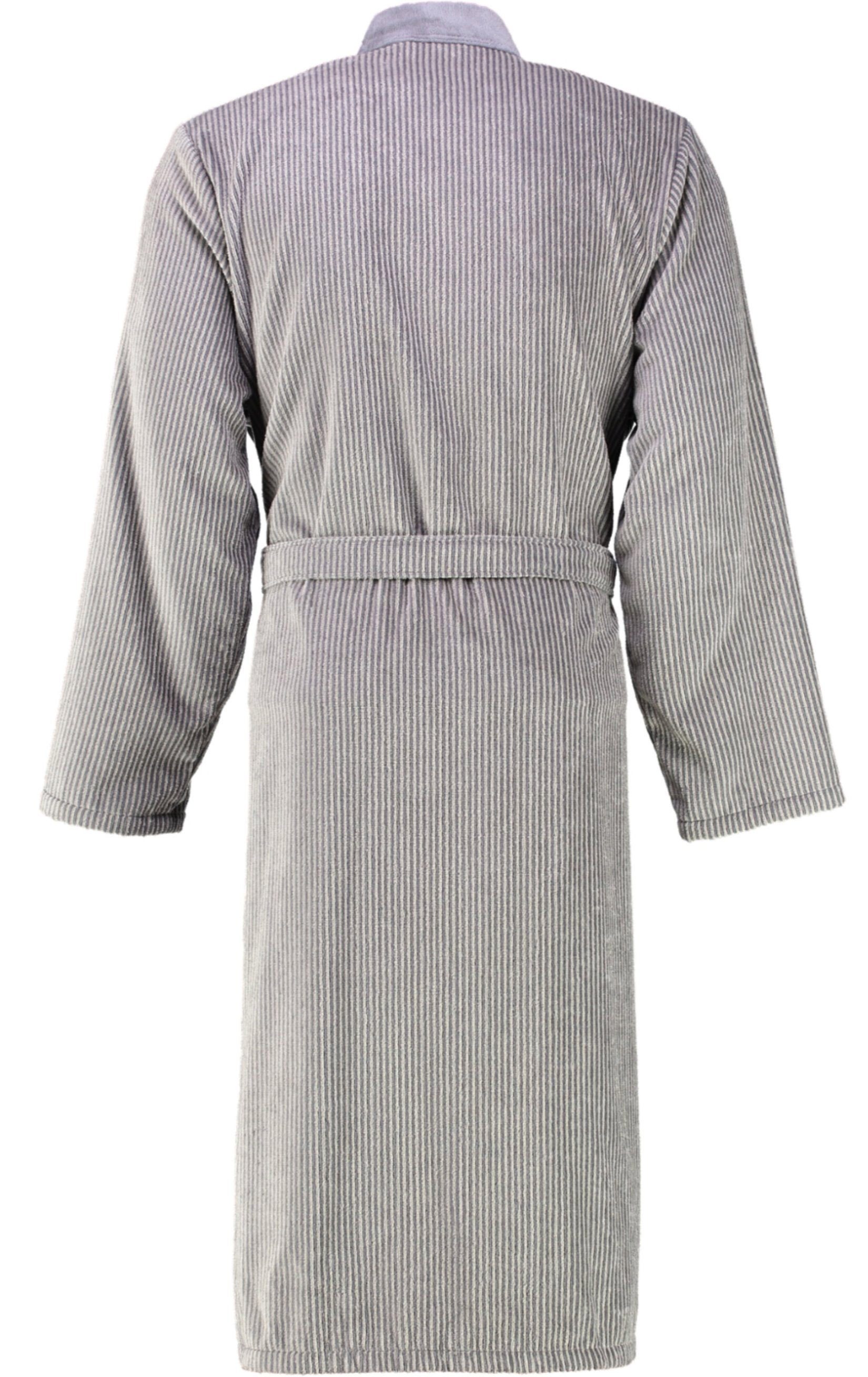 Cawö Herrenbademantel 5840, Langform, Walkvelours, Kimono-Kragen, günstig online kaufen