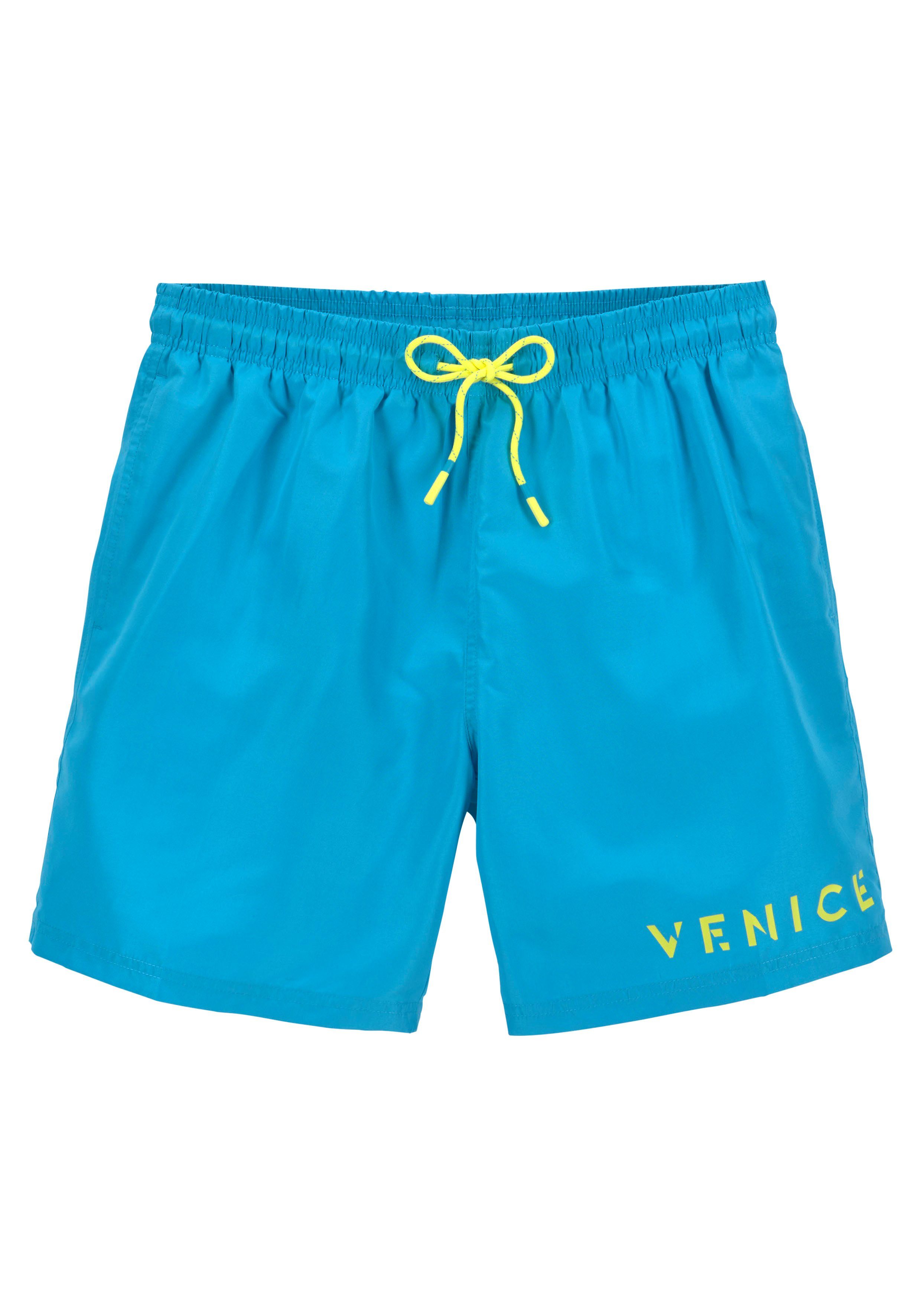 Venice Beach Badeshorts, seitliche Eingrifftasche mit Reißverschluss günstig online kaufen