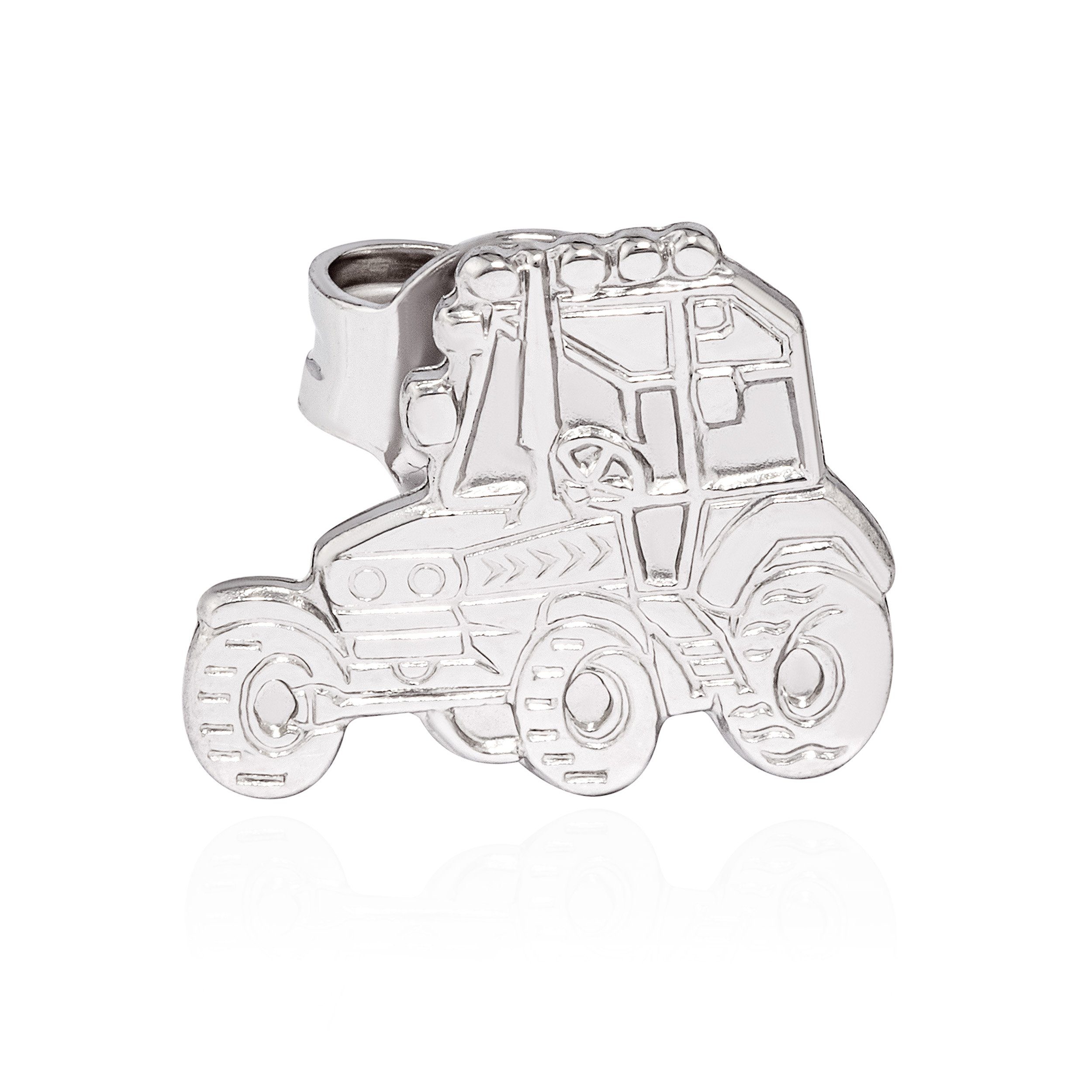 NKlaus Single-Ohrstecker mit Ohrklemme Einzel Ohrstecker günstig online kaufen