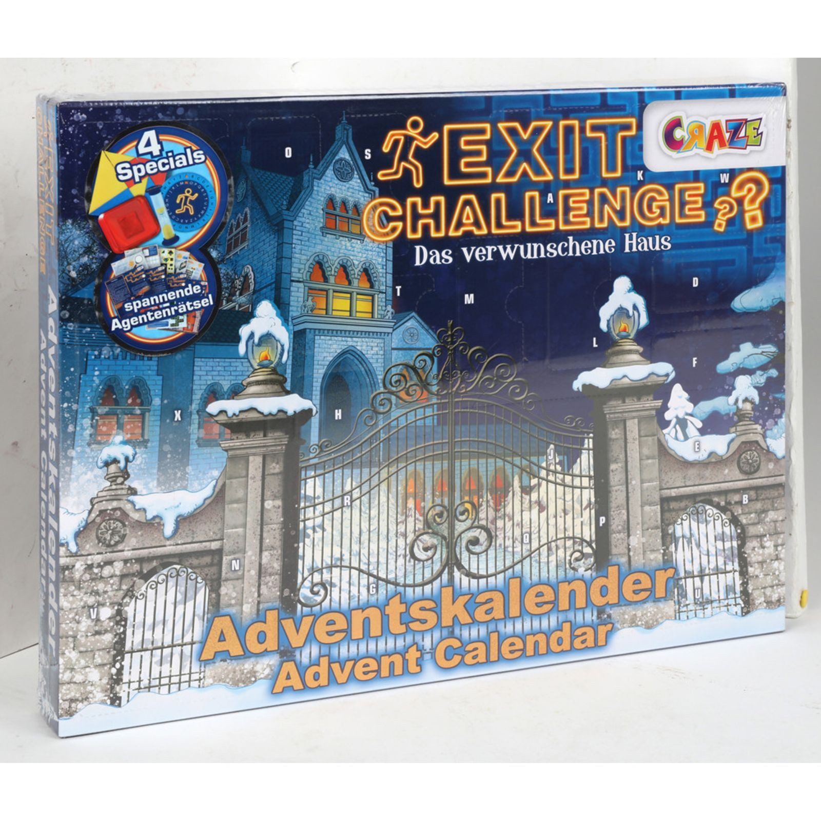 CRAZE Adventskalender 9× WH Craze Adventskalender Exit Challenge Rätselkalender