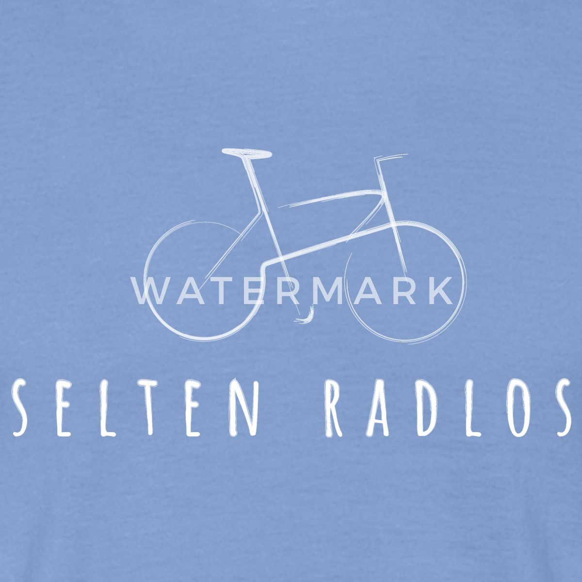 Spreadshirt T-Shirt Fahrrad Geschenk Selten Radlos günstig online kaufen