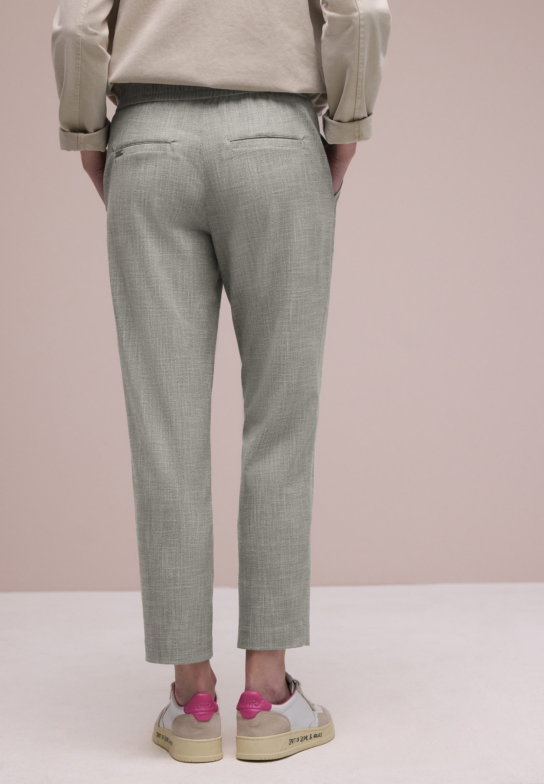 STREET ONE Stoffhose Style Bonny mit Schnalle