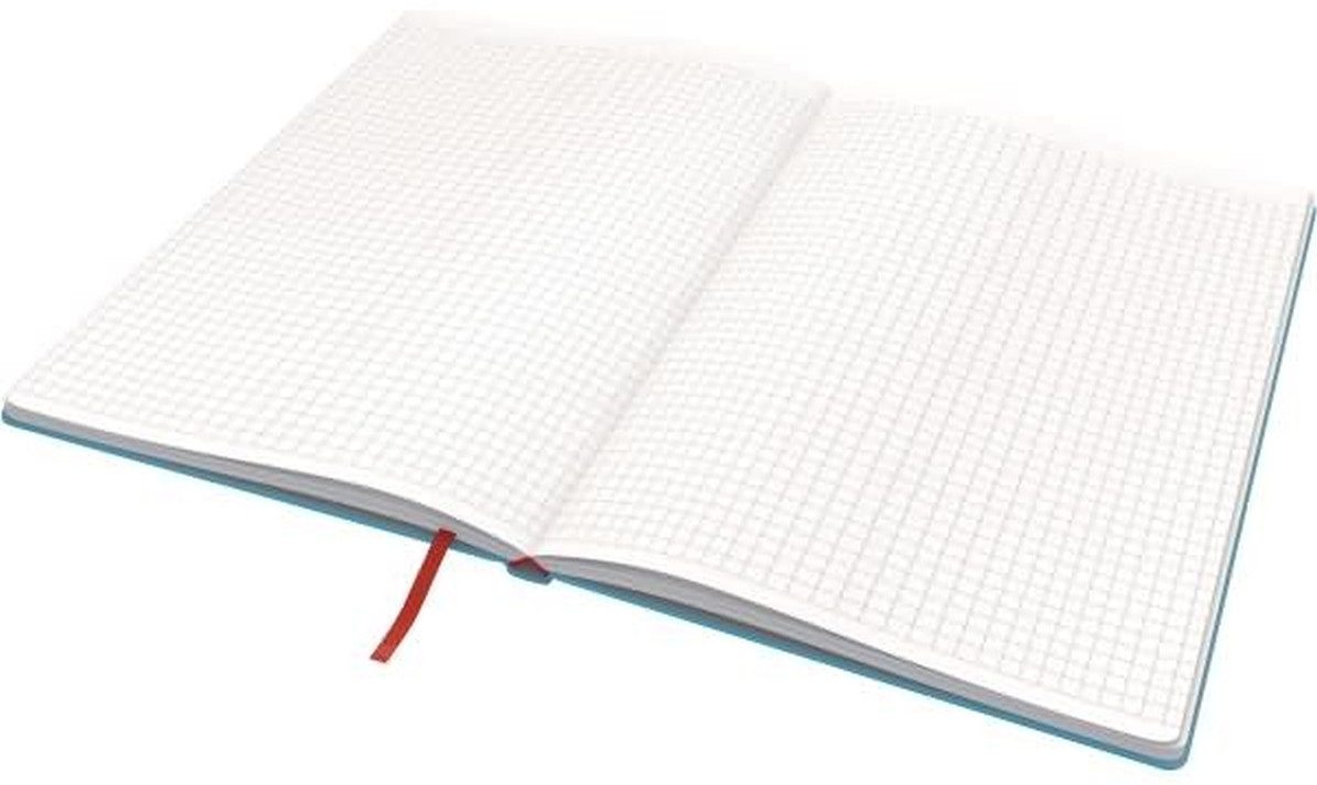 LEITZ Notizbuch Notizbuch Cosy B5 fester Einband kariert blau (5 Stück)