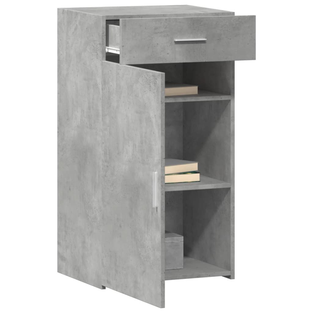 vidaXL Sideboard Sideboard Betongrau 50x42,5x93 cm günstig online kaufen