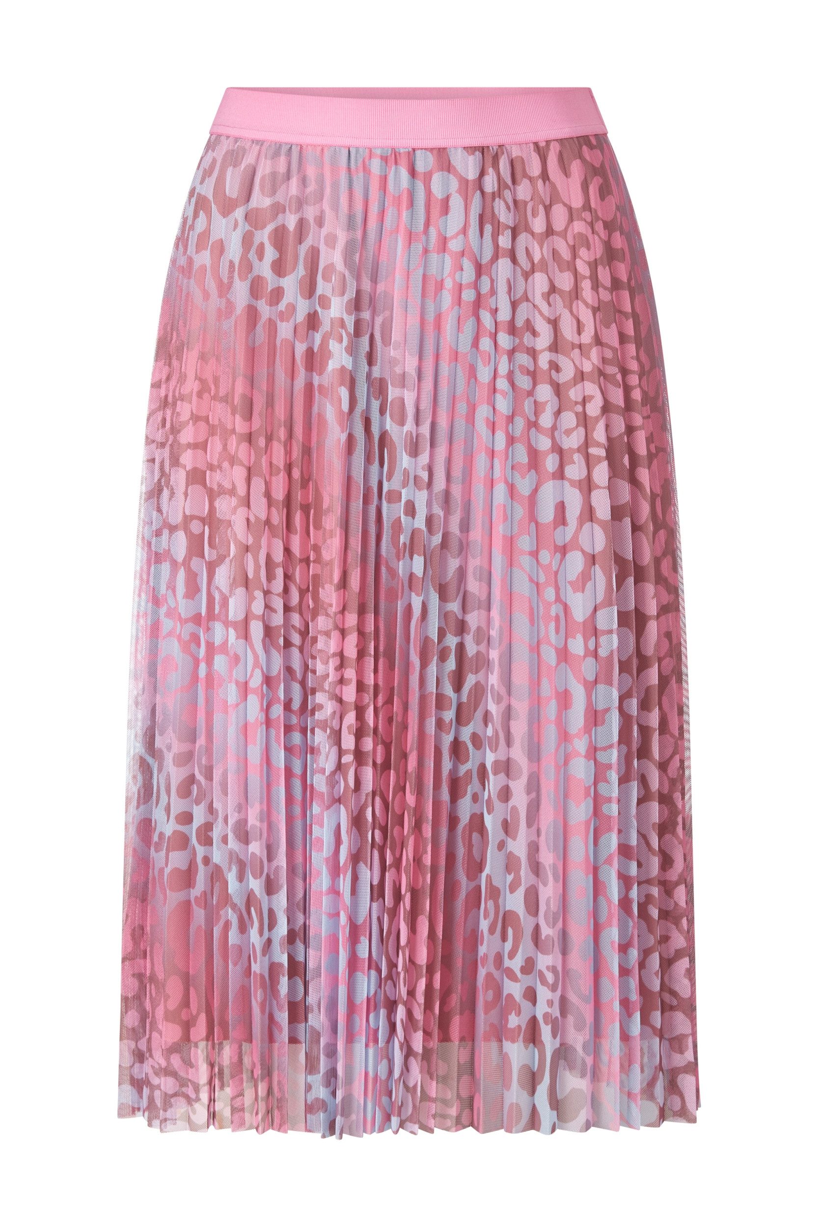 Rich & Royal A-Linien-Rock printed tulle skirt