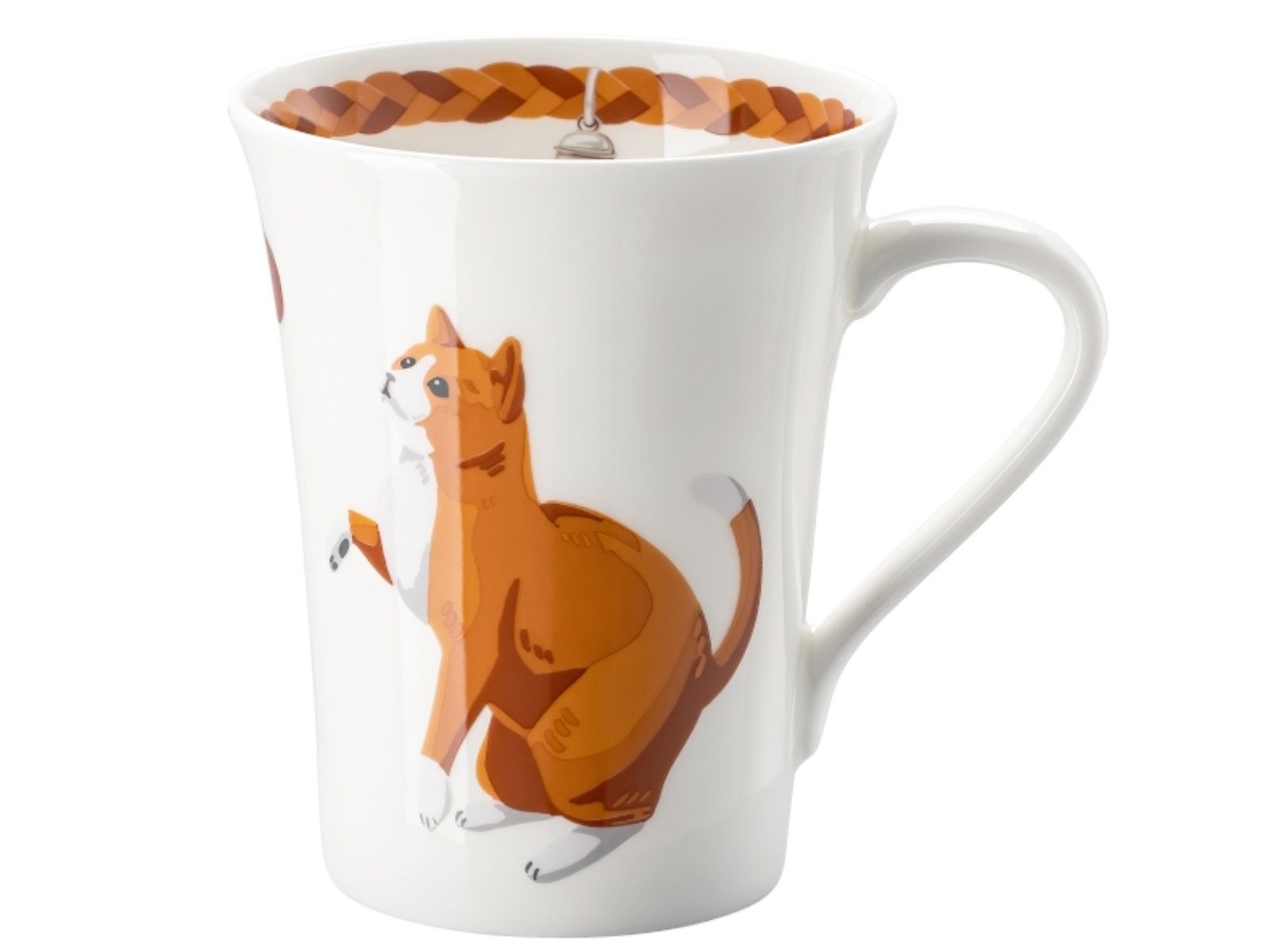 Hutschenreuther Кружки My Mug Katze - Hauskatze Кружки mit Henkel 0,4 l, Bone China, Tassen