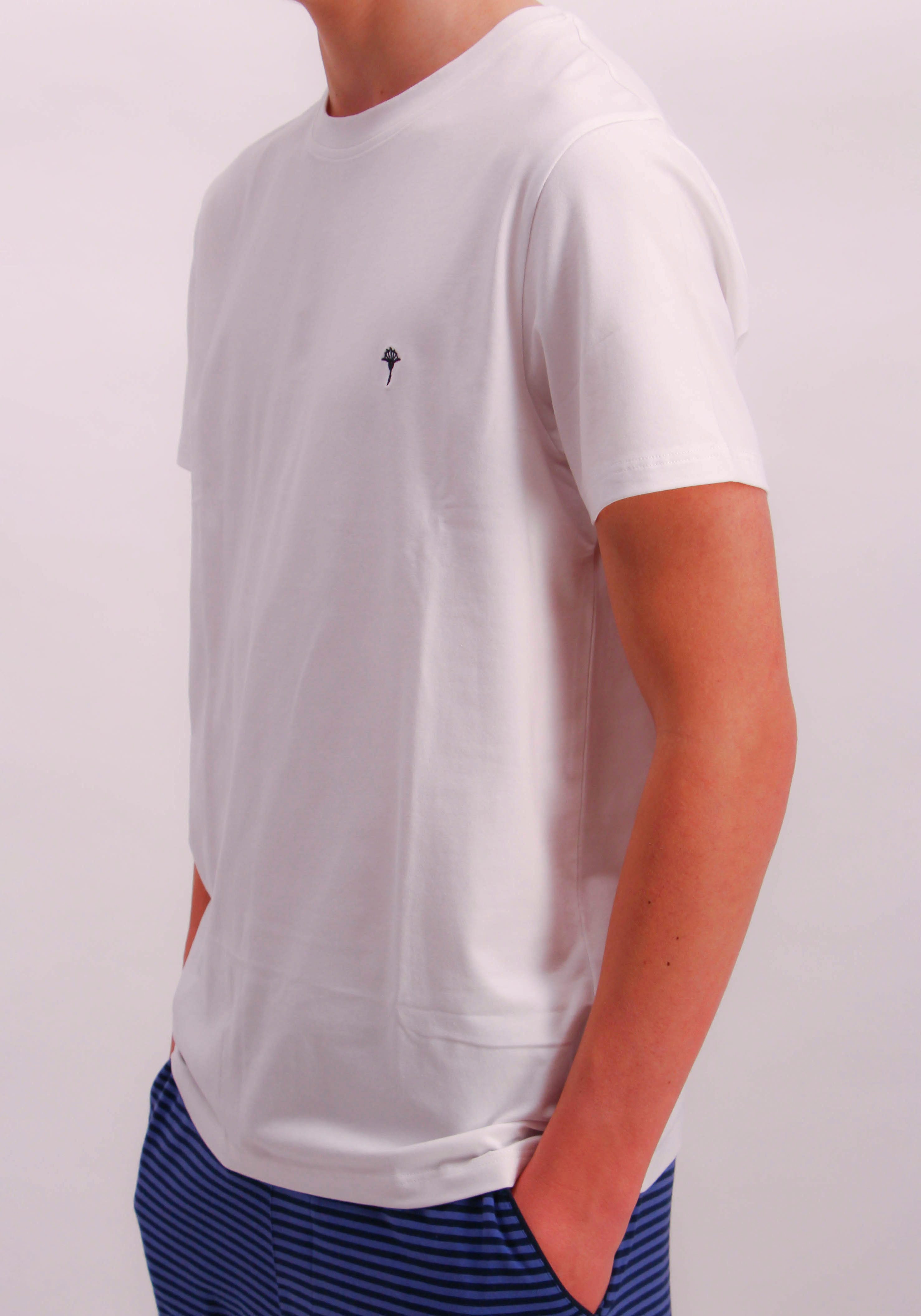 JOOP! Shorty Pyjama Set Shirts & Shirt (2 tlg) gestreifte Hose, Bindeband, günstig online kaufen