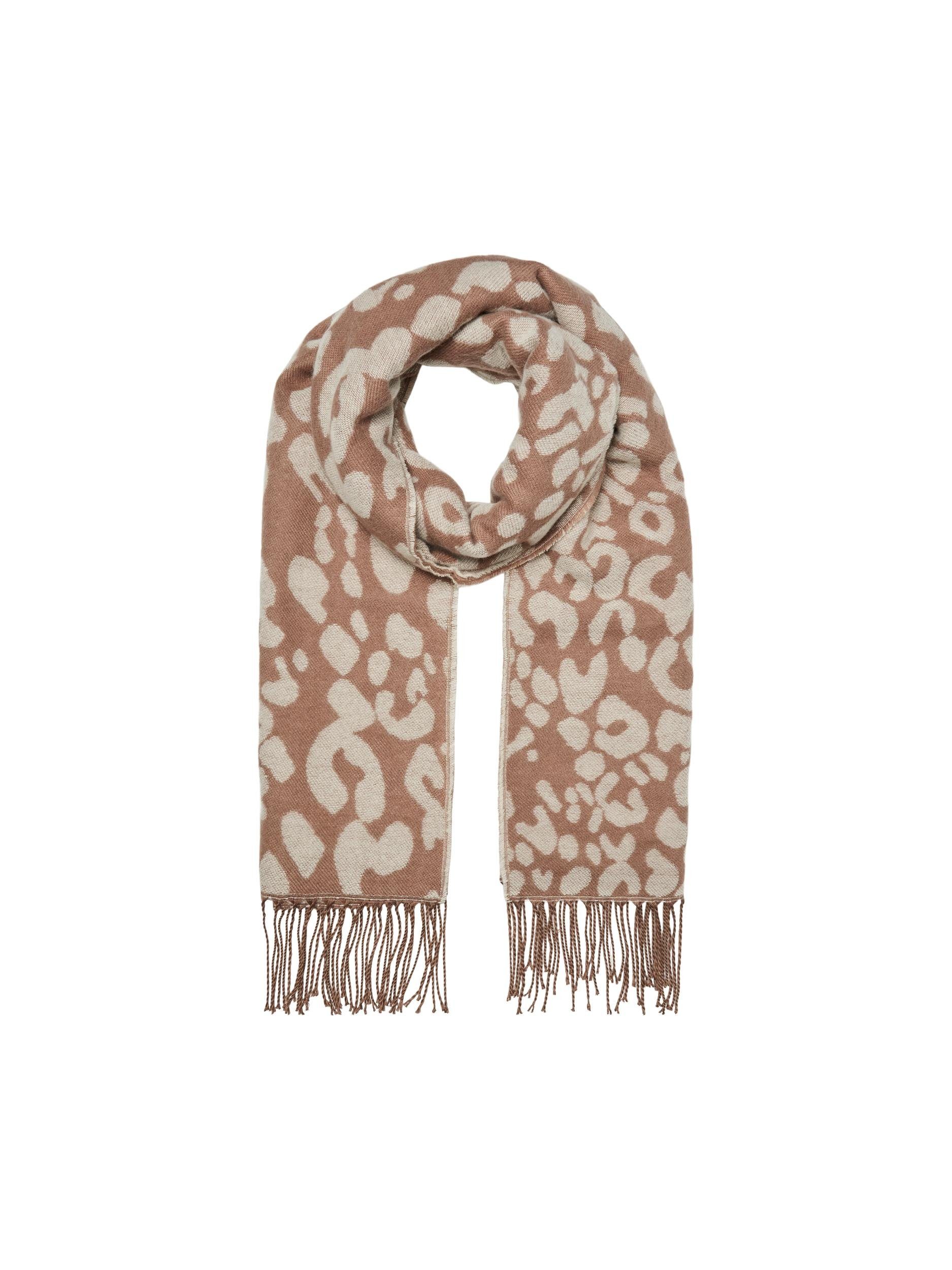 Vero Moda Strickschal VMHANNAH SCARF BOO Brown Lentil Pattern:BIRCH