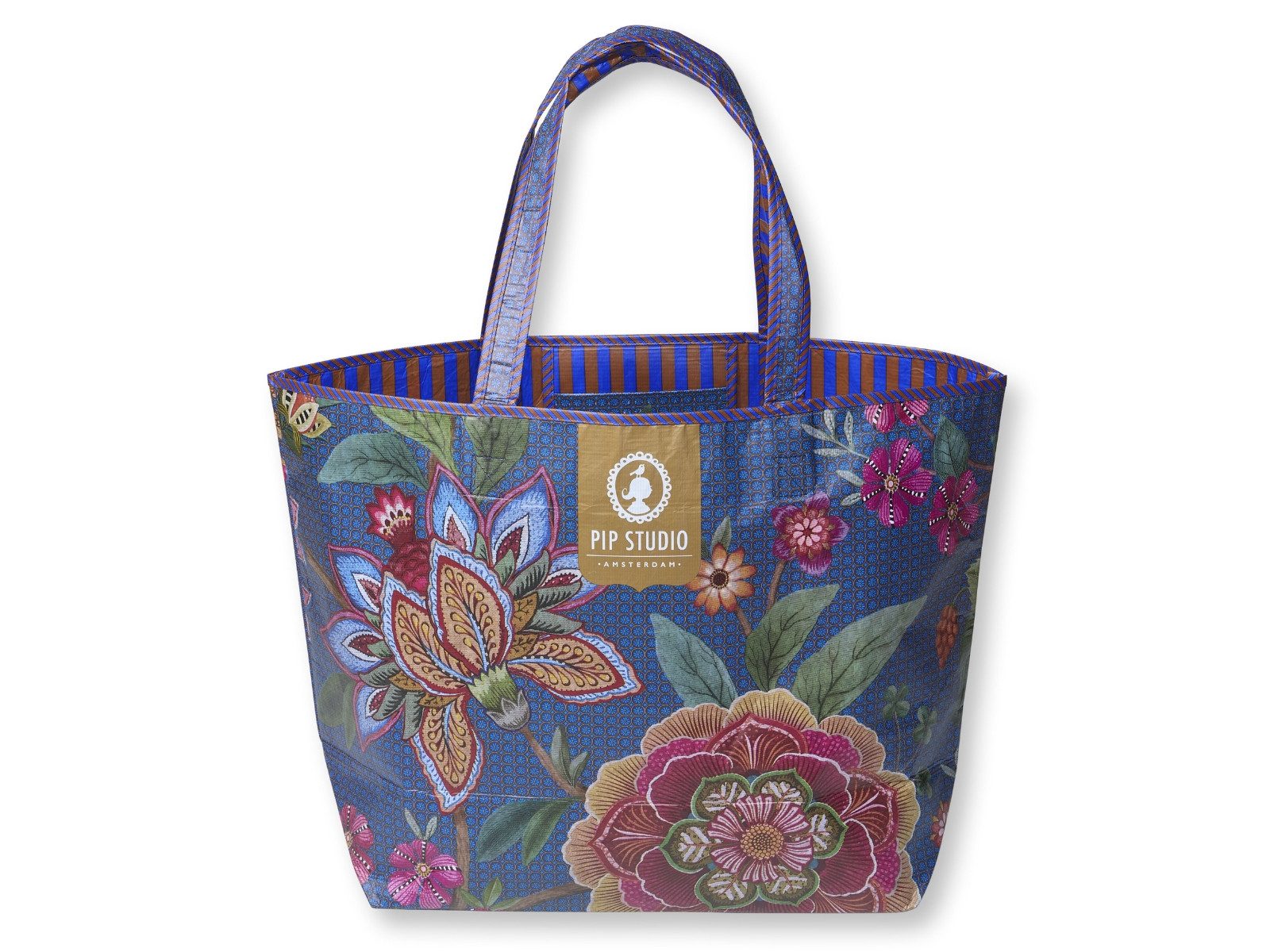 PiP Studio Tragetasche Bombay Strandtasche blau 60x40cm (1 Stück)