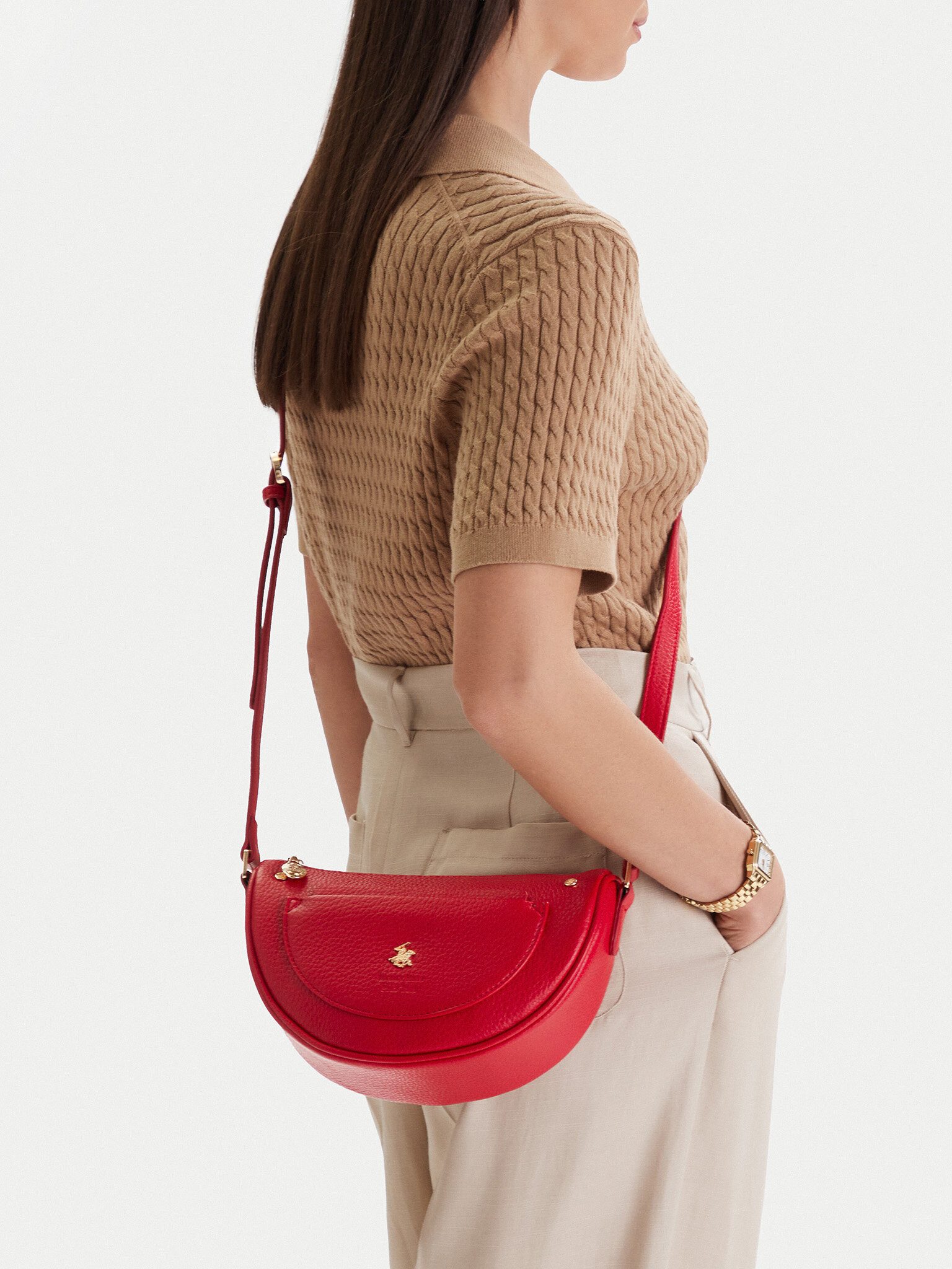 BEVERLY HILLS POLO CLUB Handtasche Beverly Hills Polo Club Damenhandtasche Rot BEVERLY HILLS POLO CLUB-CE