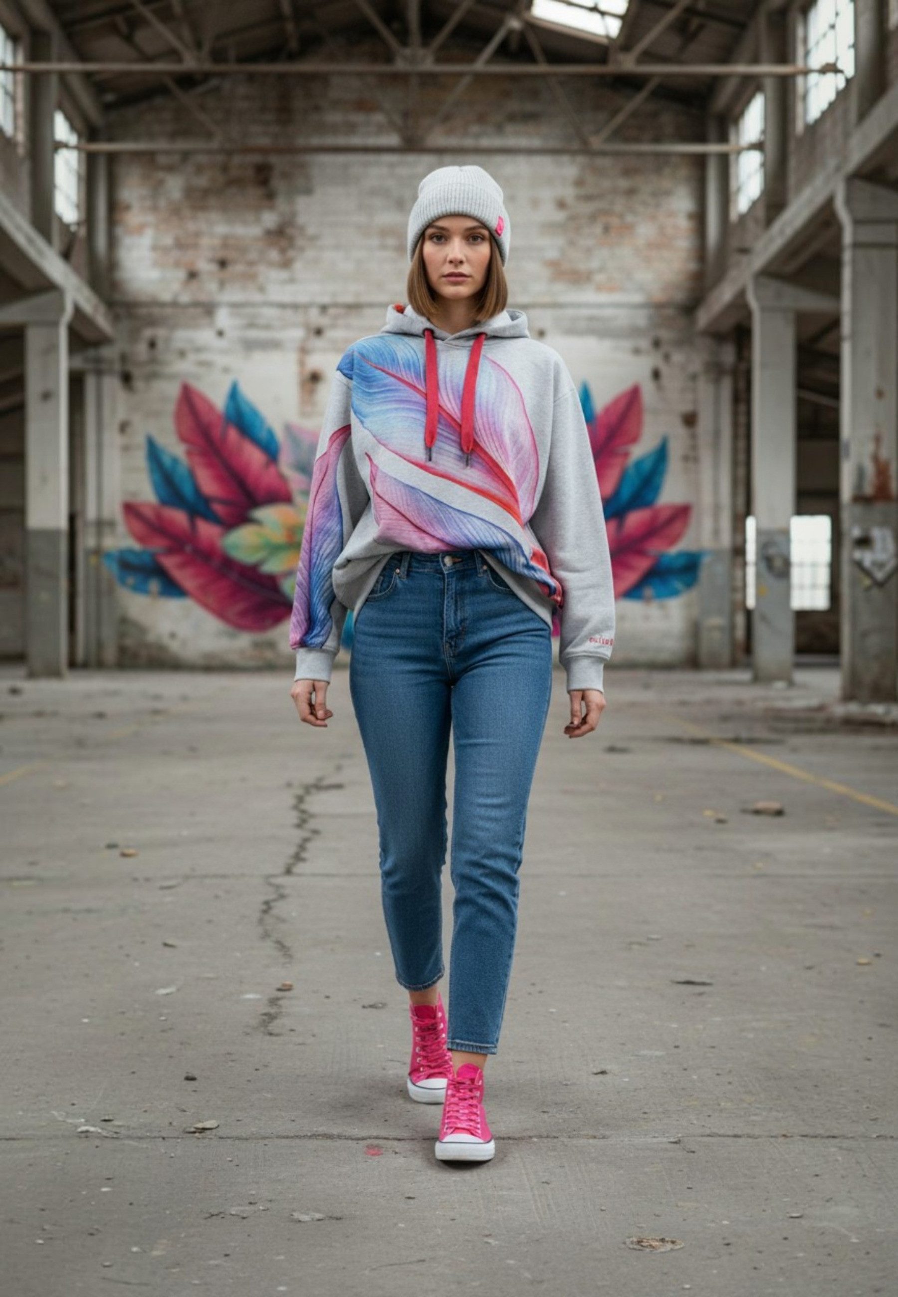 salzhaut Hoodie WANNERUP Damen Relaxed-Fit salzhaut Kapuzenpullover – bequemer Fit und nordisch klares Design