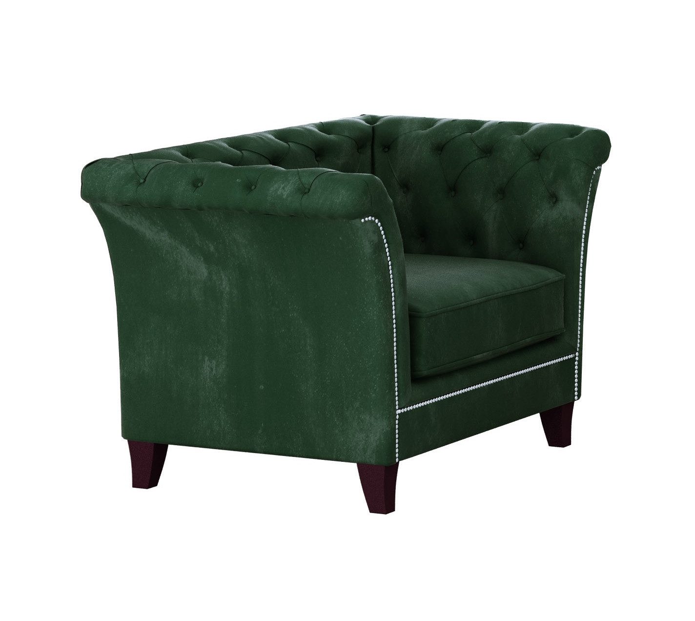 S-Style Möbel Chesterfield-Sessel Rainsburg aus Samt-Stoff günstig online kaufen