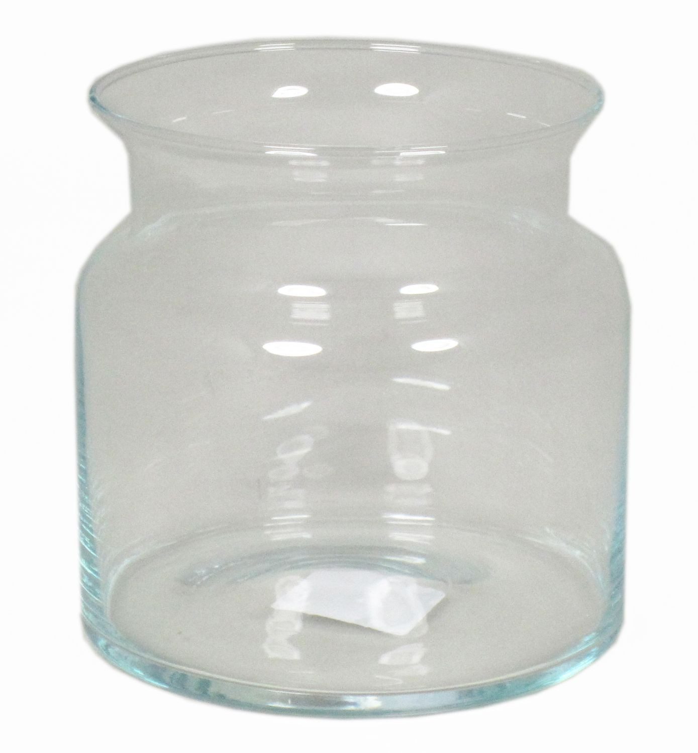 INNA-Glas Kerzenhalter Windlichtglas Hanna Ocean, klar, 12 cm, Ø 12 cm