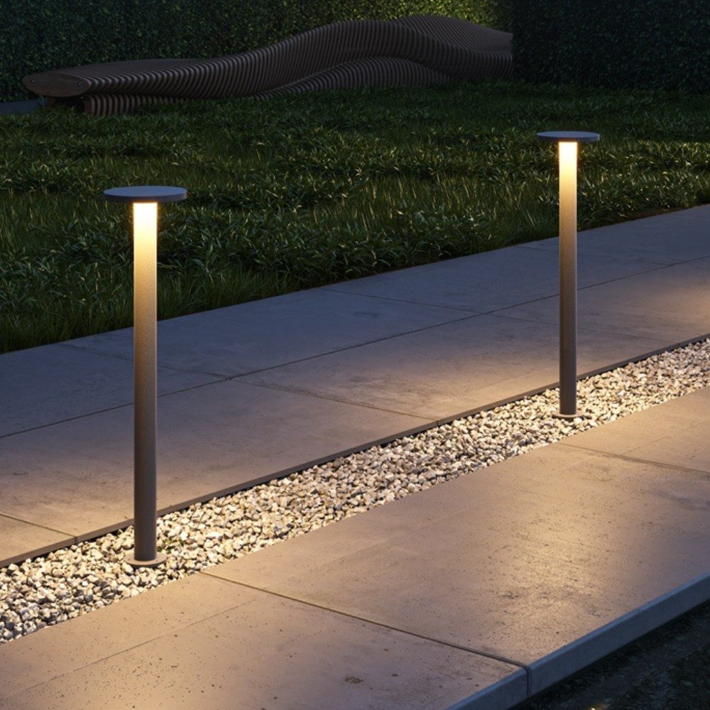 Maytoni Außen-Stehlampe LED Wegeleuchte Wald in Graphit 12W 1000lm IP65, LED