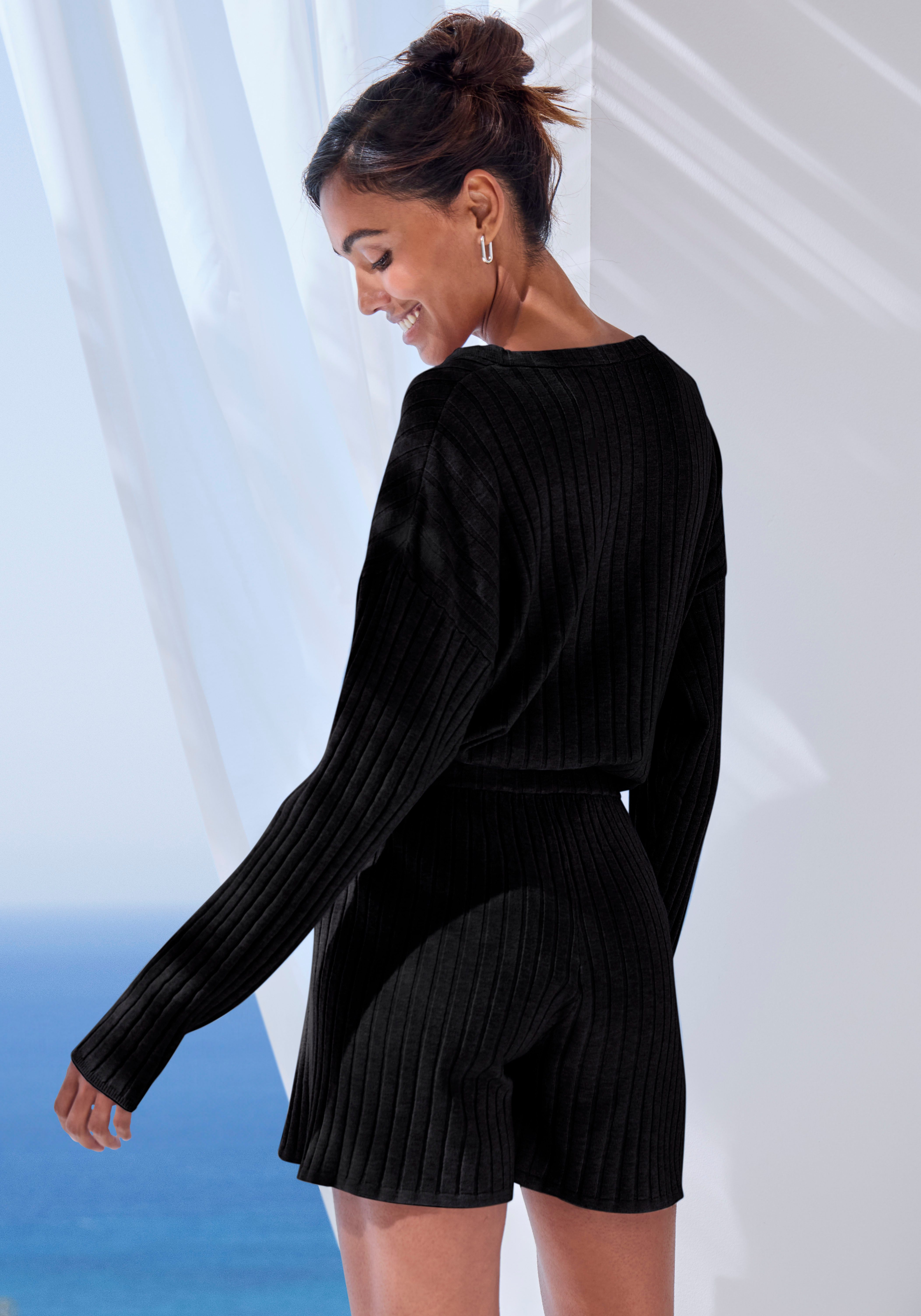 French Connection Strickpullover mit V-Ausschnitt, Loungewear