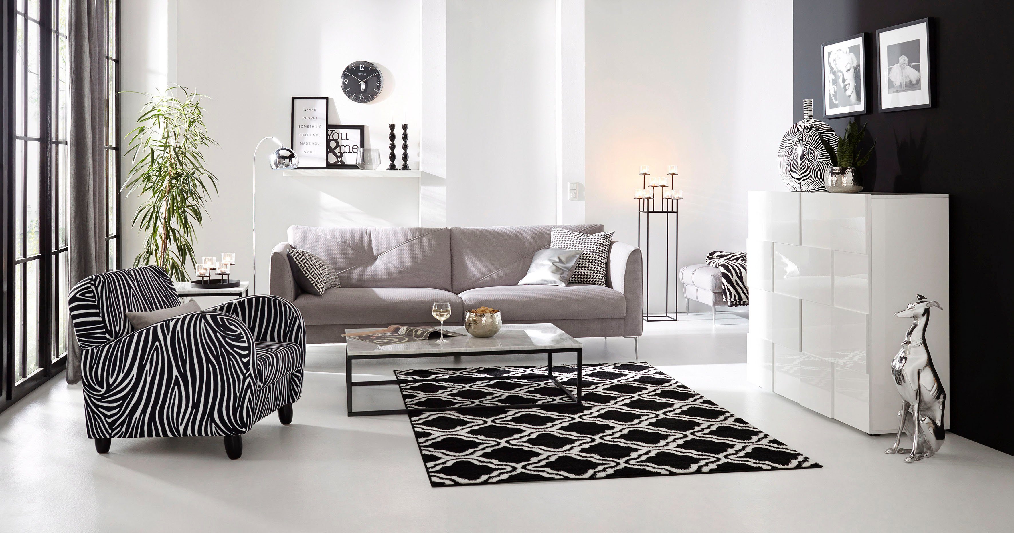 my home Teppich Debora, rechteckig, Höhe: günstig online kaufen