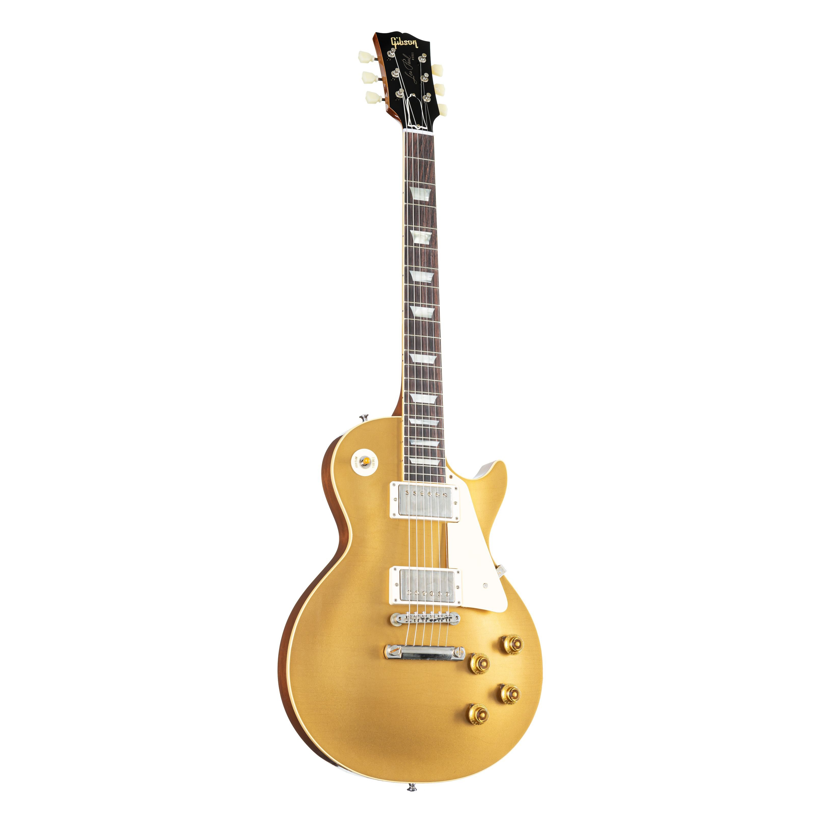 Gibson E-Gitarre, E-Gitarren, Premium-Instrumente, 1957 Les Paul Goldtop Ultra Light Aged Double Gold #741130 - Custom