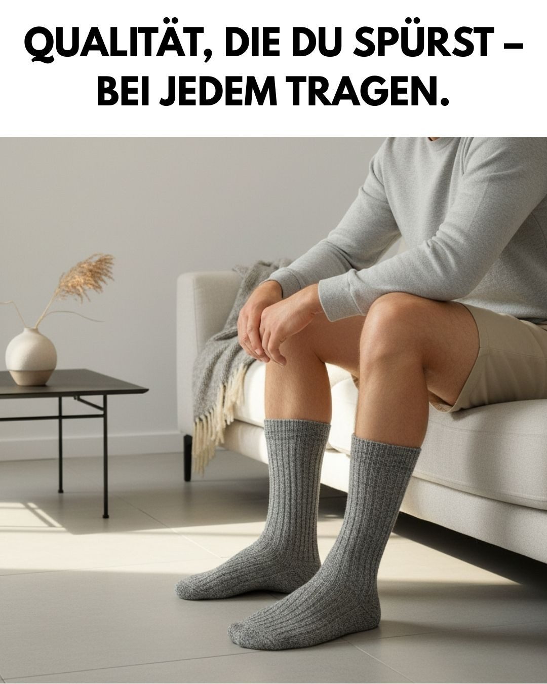 sockenkauf24 Norwegersocken 6 Paar warme Wintersocken Herren & Damen Wollsocken mit verstärkter Sohle in Schwarz Grau Anthrazit - 70301T