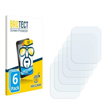 BROTECT Schutzfolie für walkbee Smartwatch 1.83", Displayschutzfolie, 6 Stück, Folie klar