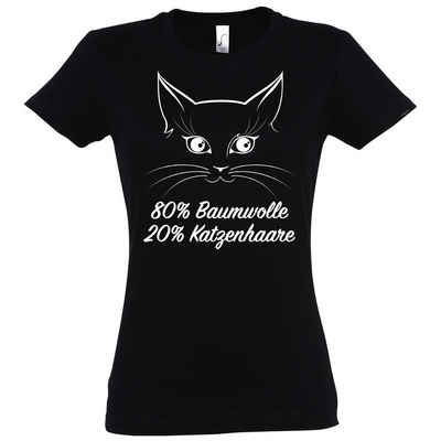Youth Designz Print-Shirt »Katze Katzenmama Damen T-Shirt« mit lustigem Spruch Aufdruck