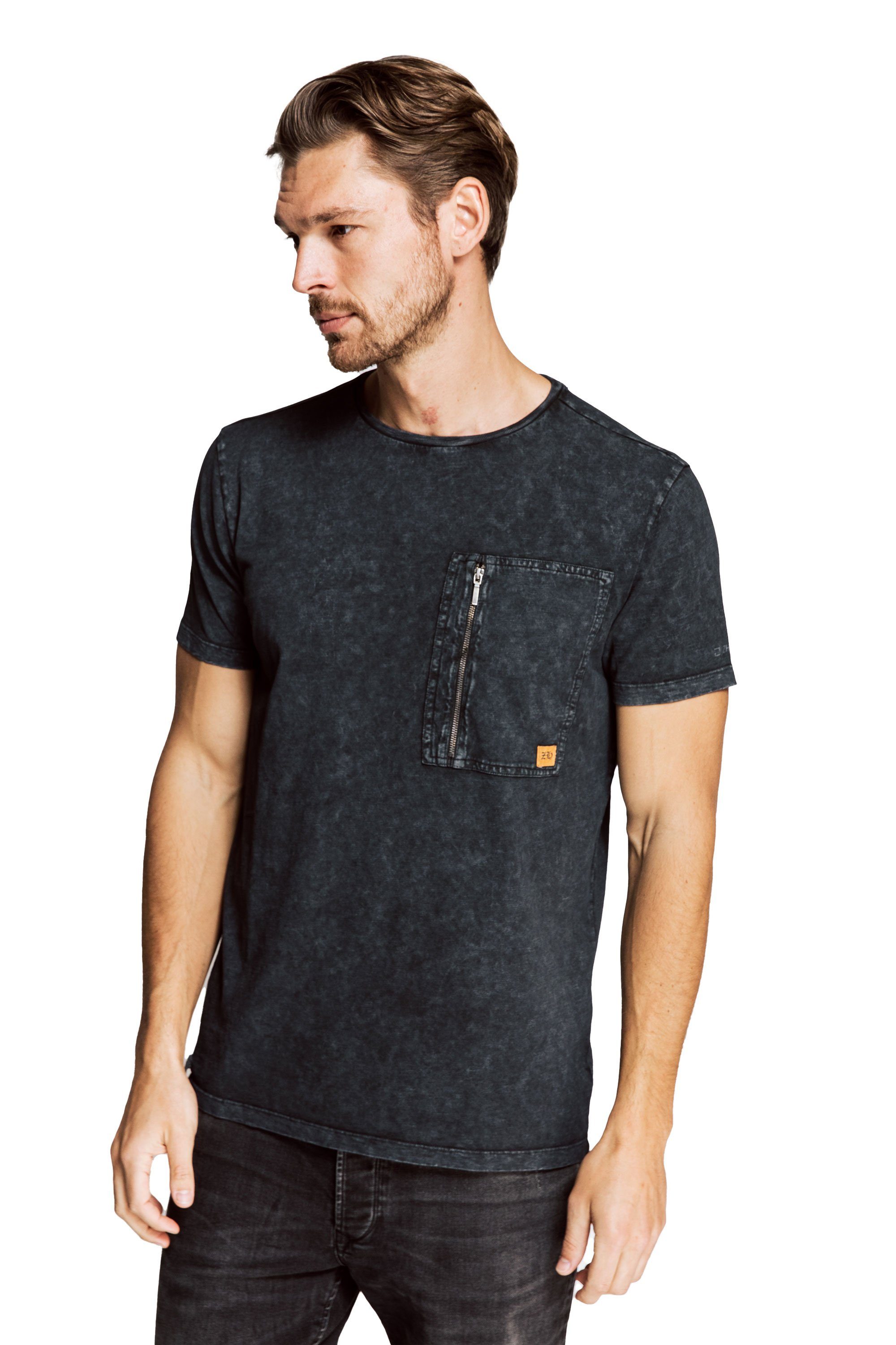 Zhrill Longshirt T-Shirt Black DANNY (0-tlg)