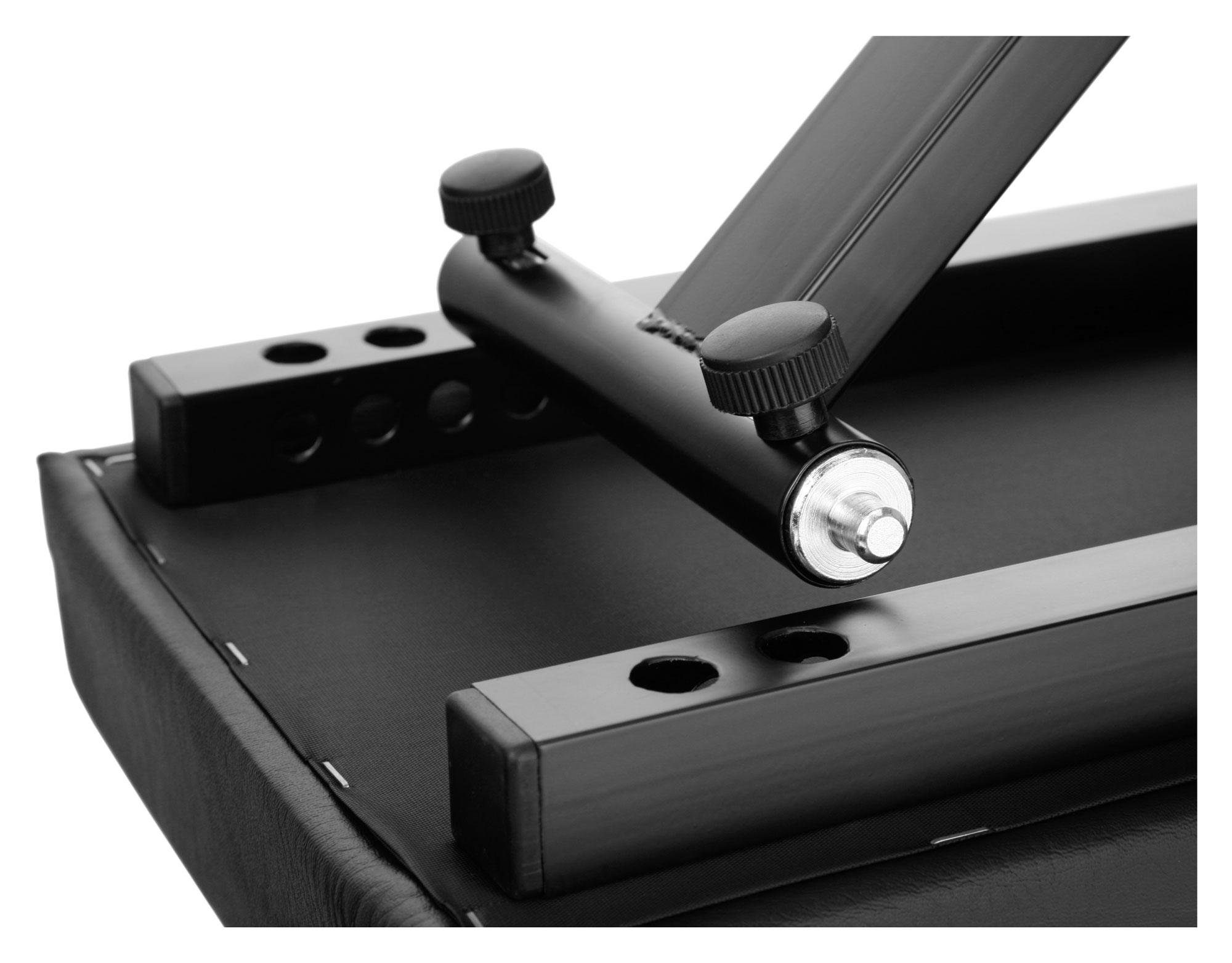 Classic Cantabile Keyboardbank Keyboardbank Deluxe schwarz höhenverstellbar Hocker, zusammenklappbar