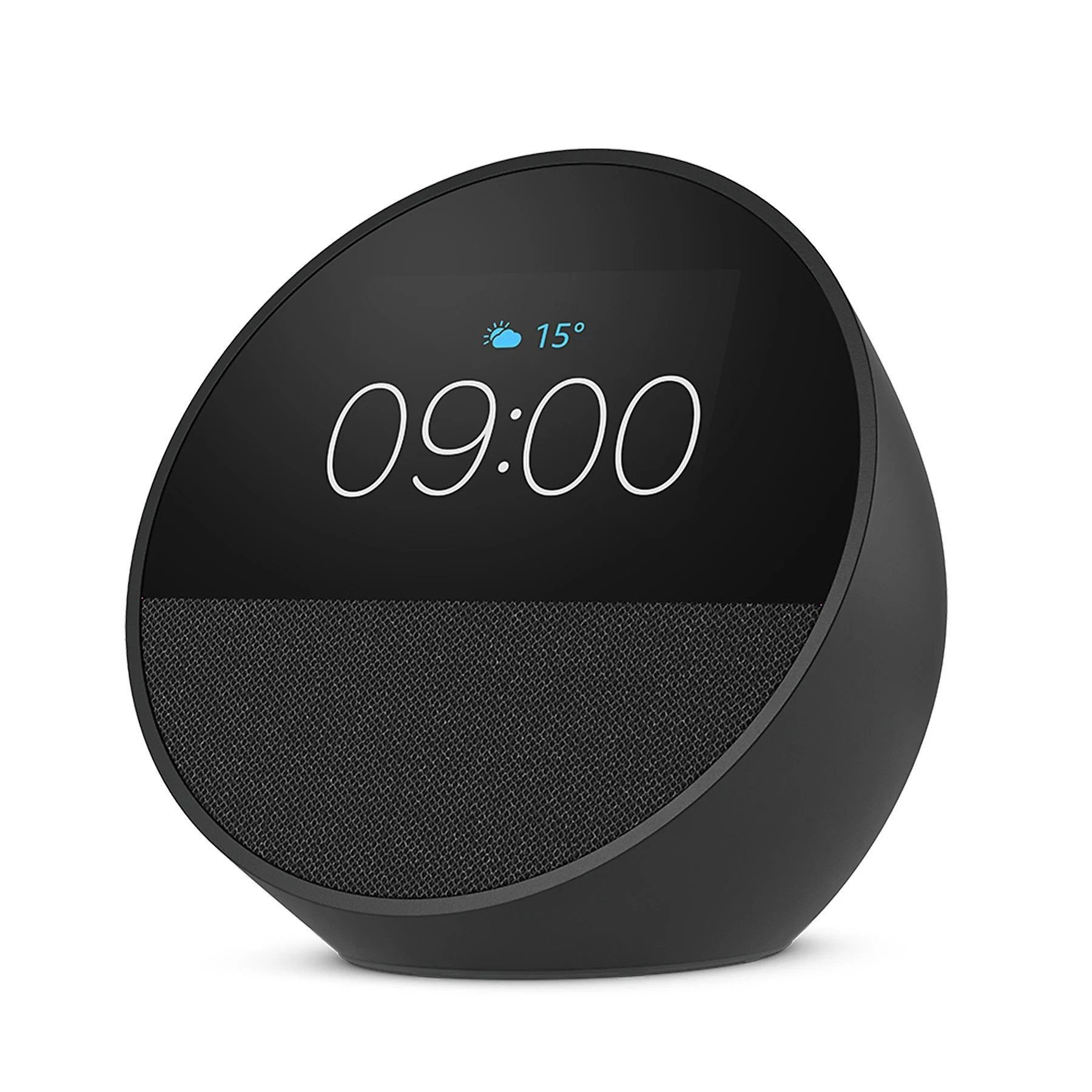 Amazon Echo Spot (2024), smarter Wecker mit sattem Klang und Alexa, Lautsprecher