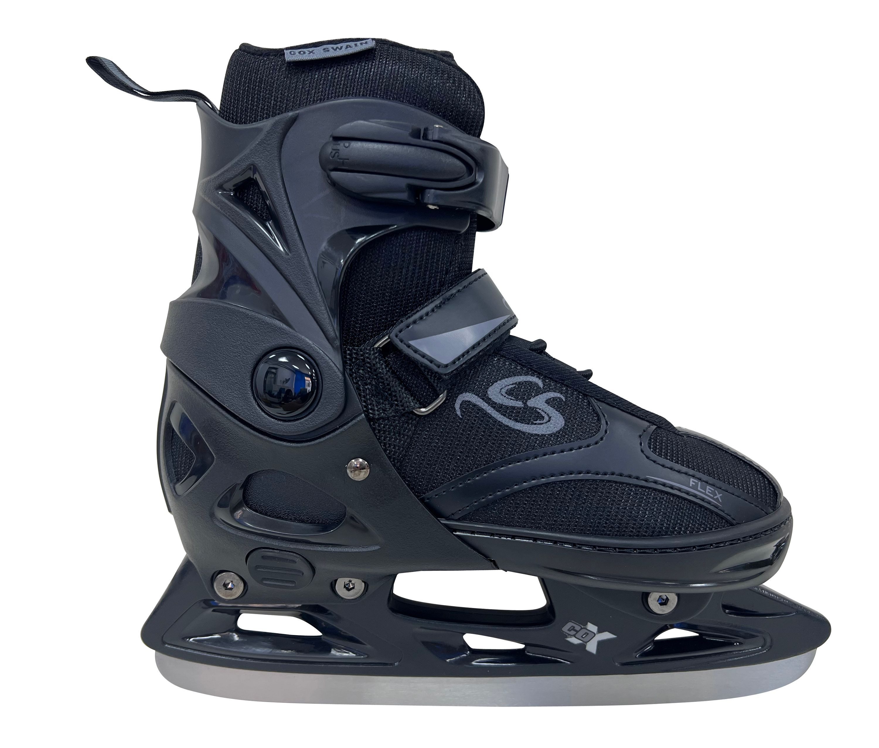 Cox Swain Schlittschuhe verstellbare Schlittschuhe BLACK ICE, 2in1: Inliner & Schlittschuhe