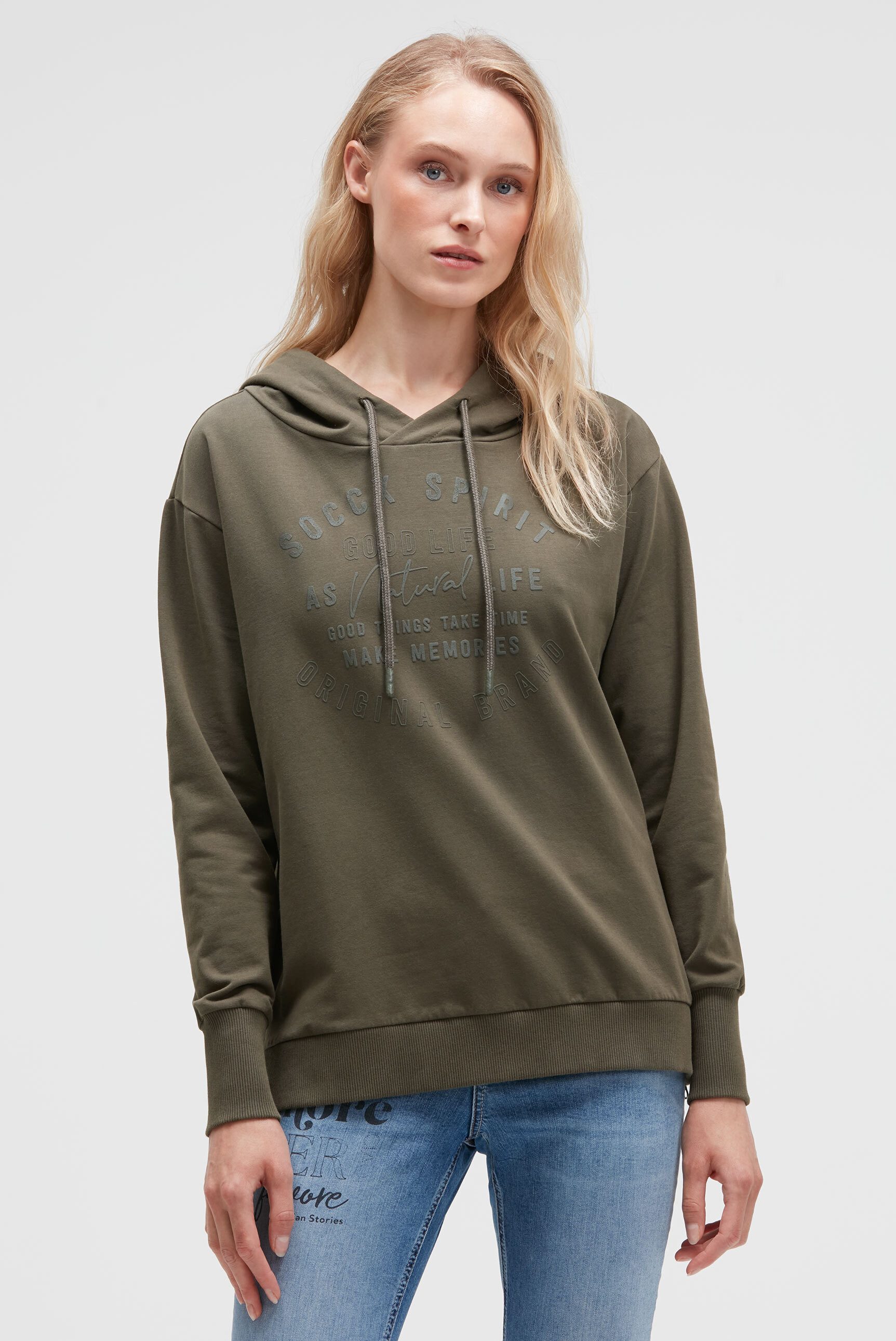 SOCCX Kapuzensweatshirt mit Reißverschluss an den günstig online kaufen