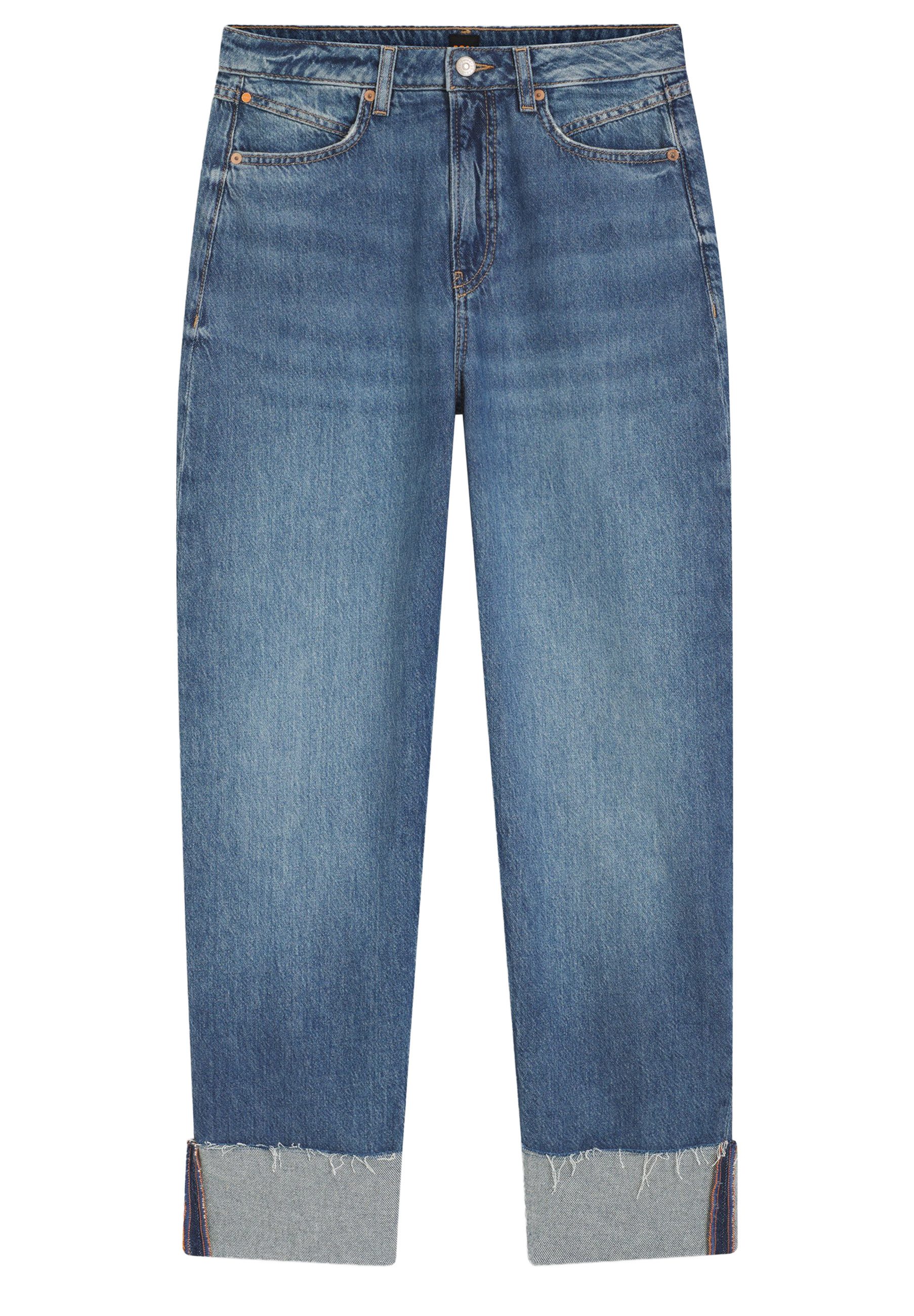 BOSS ORANGE 5-Pocket-Jeans mit Ballon-Bein (1-tlg)