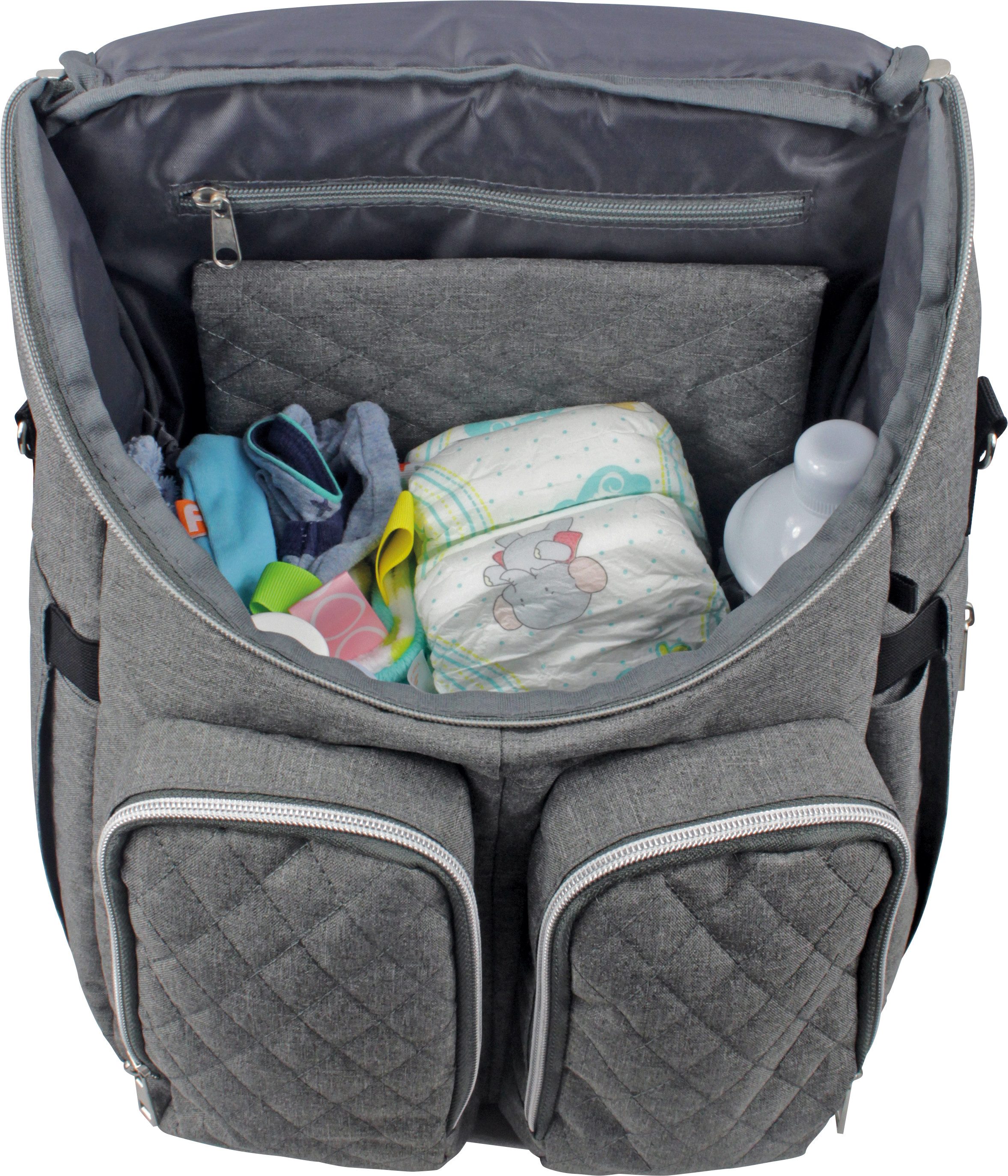 Dooky Wickelrucksack Wickelrucksack 2 in 1, Wickeltasche, Wickelunterlage, modern, stylisch (1-tlg)