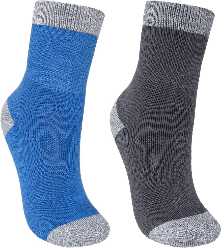 Trespass Herren Socken, 2er Pack – Warm, Gepolstert, Für Outdoor & Alltag