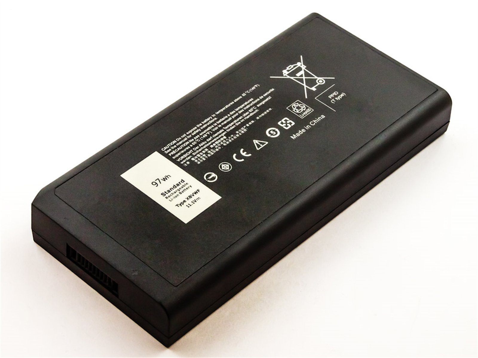 MobiloTec Akku kompatibel mit Dell DKNKD Akku Akku 8740 mAh (1 St)