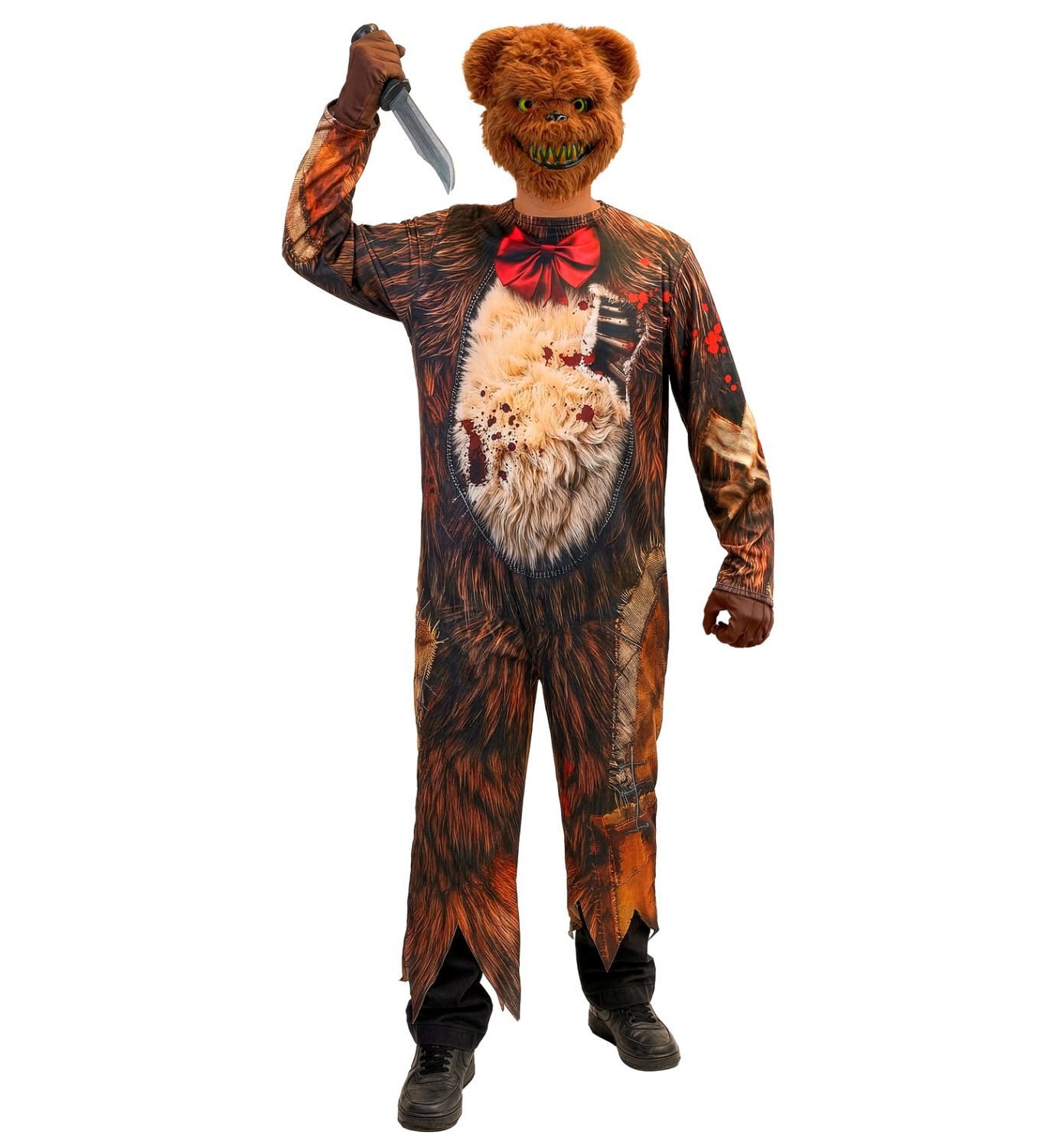 Widmann S.r.l. Zombie-Kostüm 'Zombie Teddybär' Kostüm für Herren, Overall und