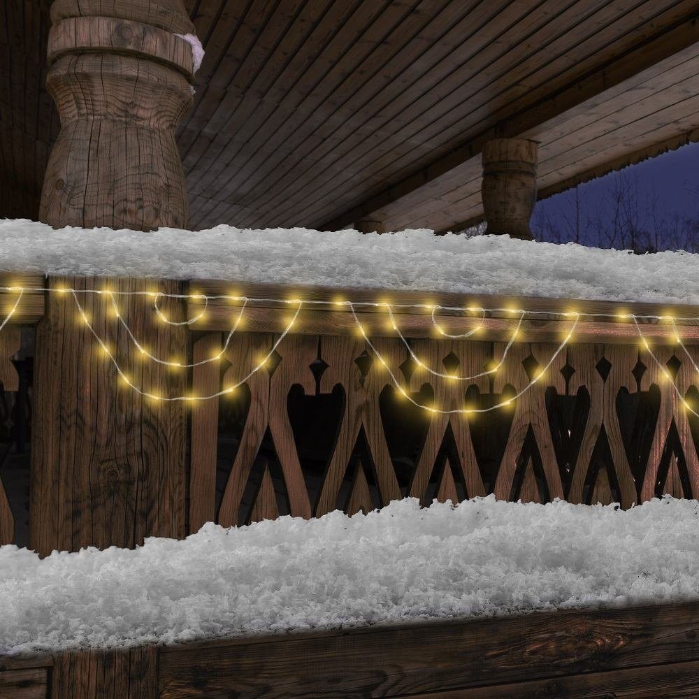 HI LEDLichterkette LED BogenLichterkette warmweiß 168er 6m Kabel