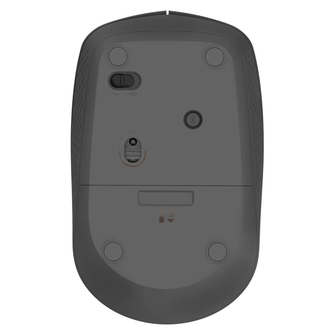 Rapoo M100 Silent kabellose Maus, Bluetooth, 2.4 GHz, 1300 DPI ergonomische Maus (Funk)
