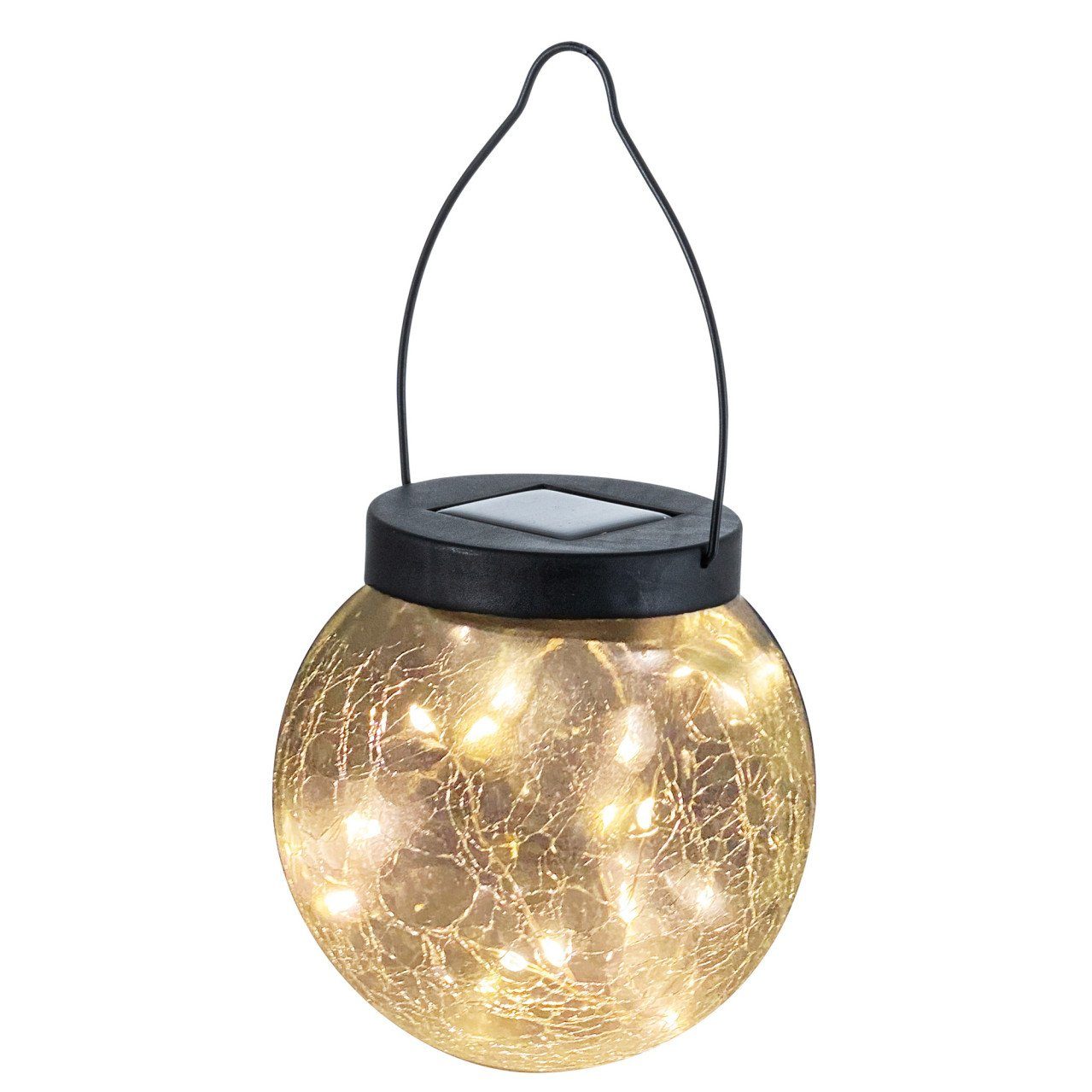 LED Solarleuchte TrendLine LED Solarleuchte Kugel hängend 12 cm