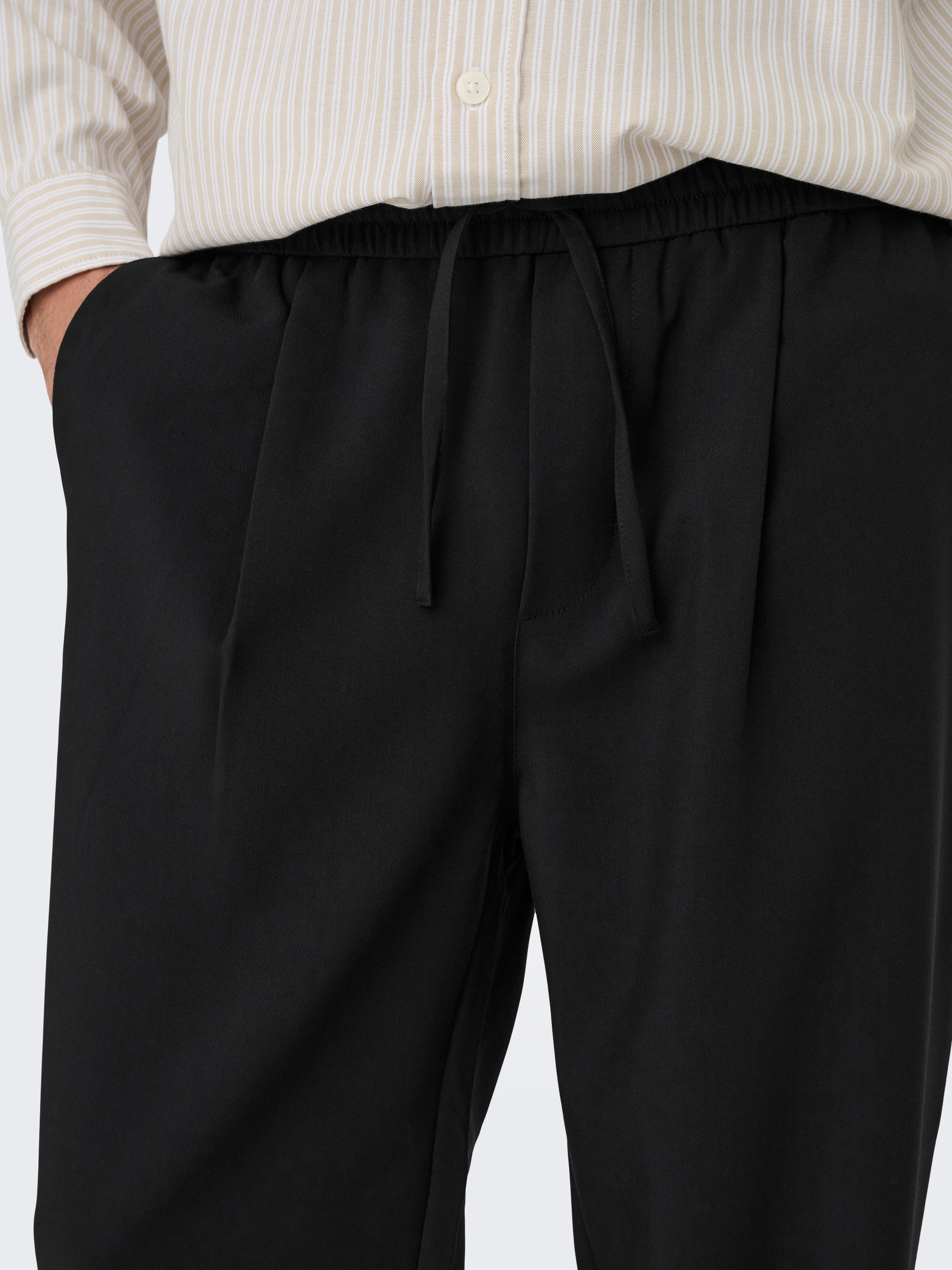 ONLY & SONS Schlupfhose ONSWILL 0292 LOOSE STRING PANT FRML NOOS Materialmix, relaxed fit