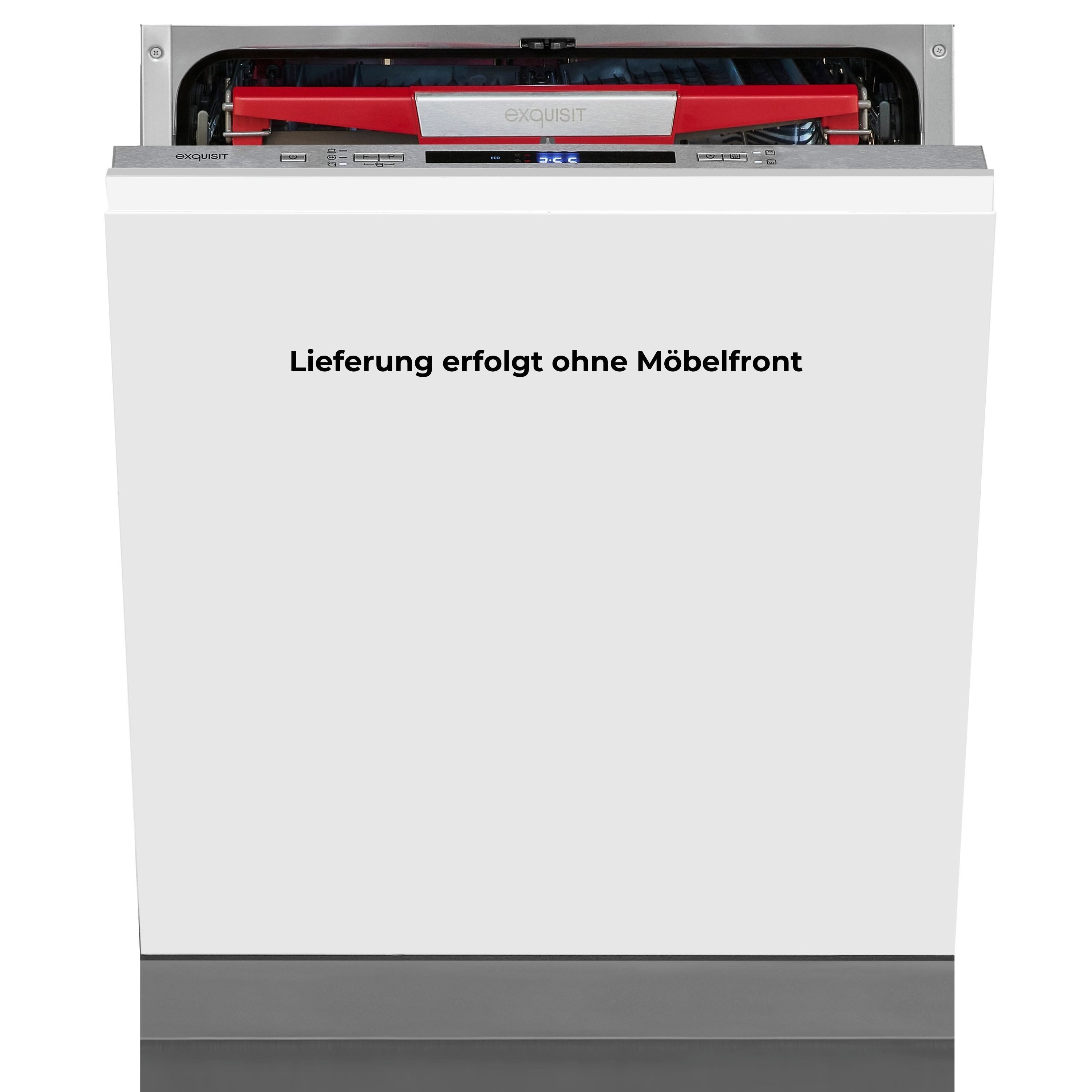 exquisit vollintegrierbarer Geschirrspüler 9614 EGSP9614-E-031B, 9,8 l, 14 Maßgedecke, AquaStop-Vollwasserschutz schützt vollständig vor Wasserschäden