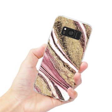 CoolGadget Handyhülle Marmor Slim Case für Samsung Galaxy S8 Plus 6,2 Zoll, Hülle Dünne Silikon Schutzhülle für Samsung S8+ Hülle