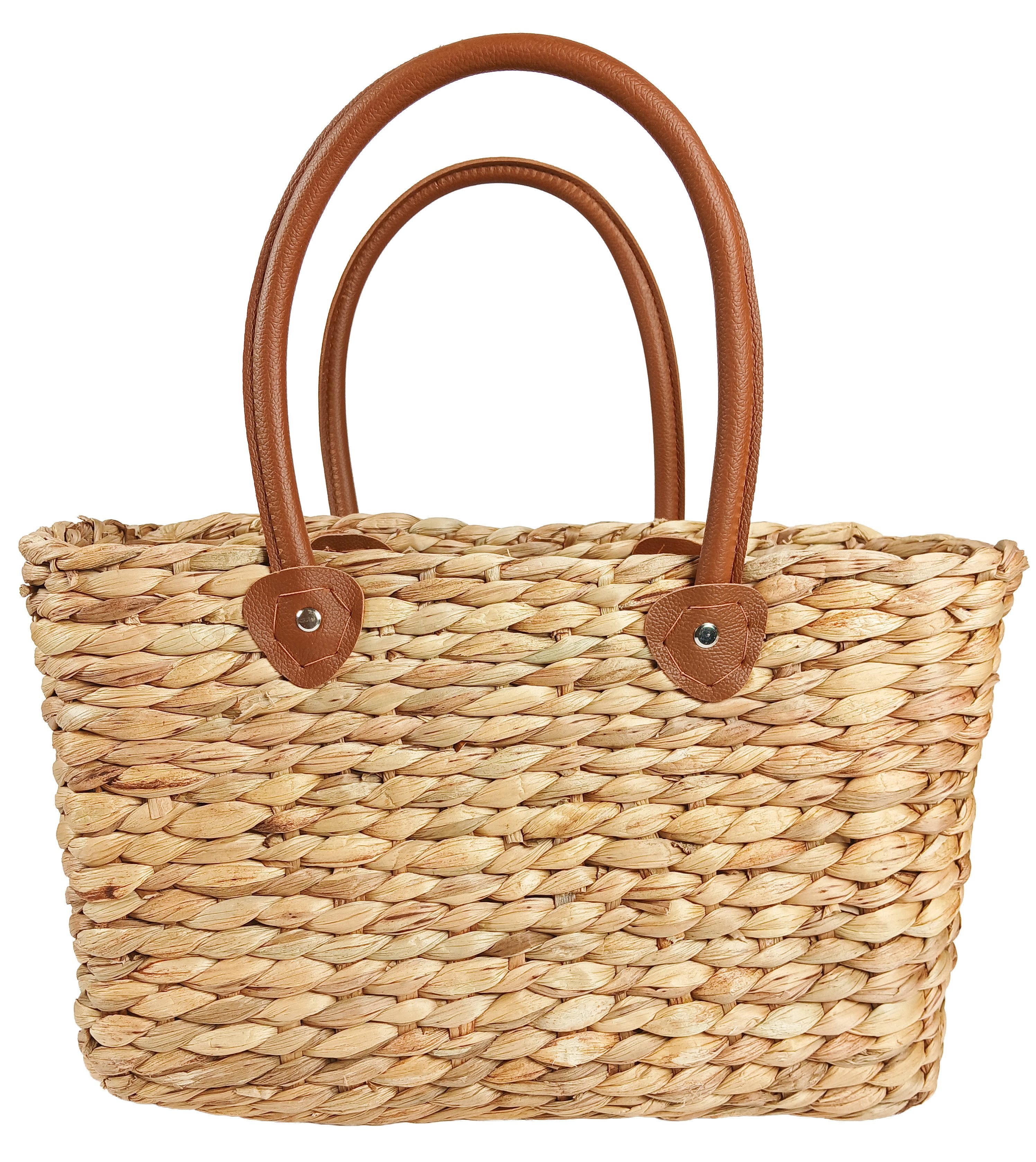 Kobolo Shopper Korbtasche aus Wasserhyazinthe Gr2