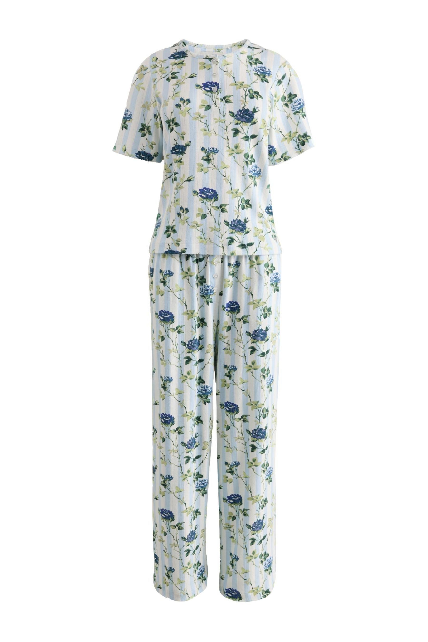 Cath Kidston Pyjama Cath Kidston Schlafanzug mit Lochstickerei (2 tlg)