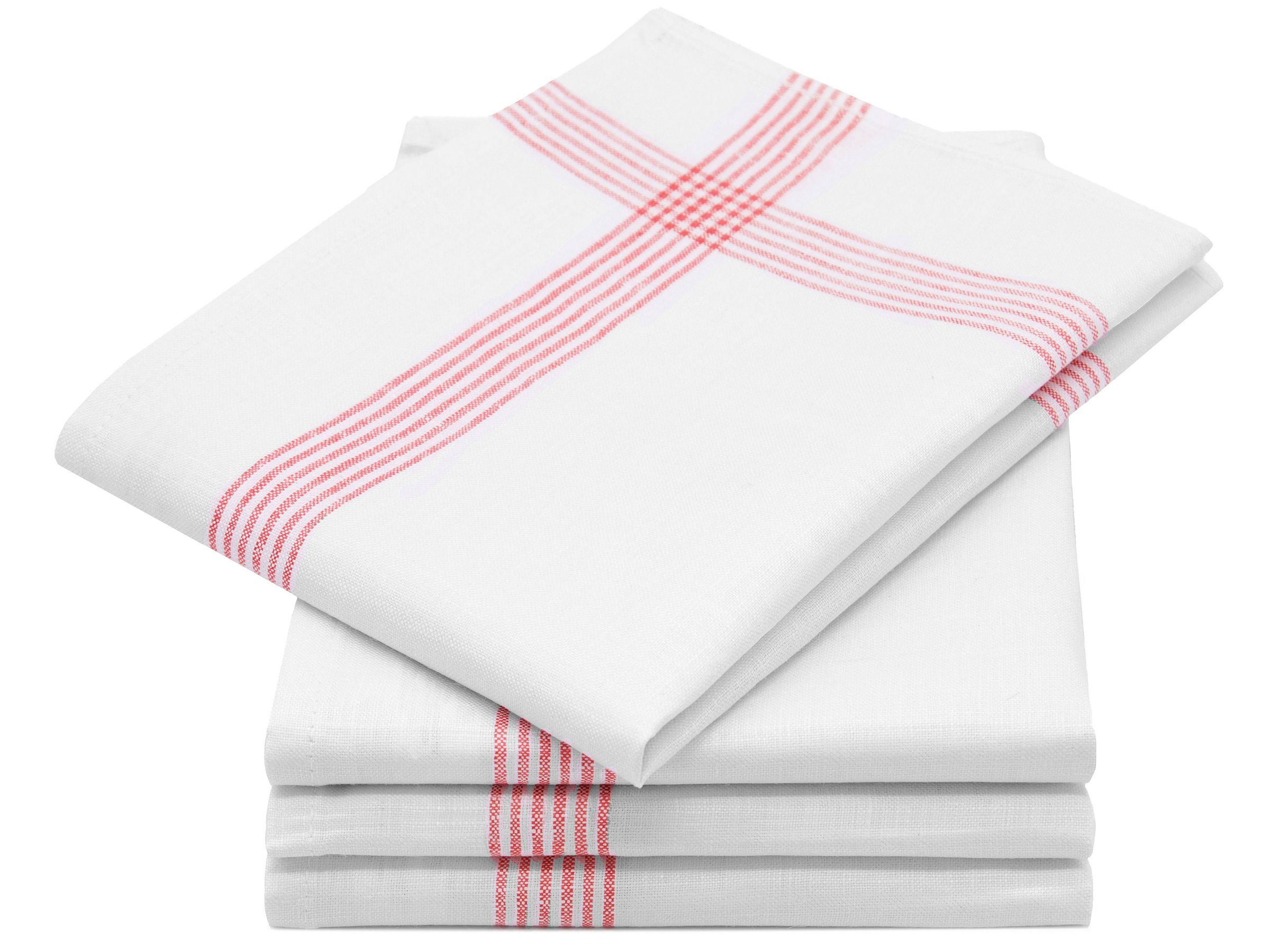 ZOLLNER Geschirrtuch, (Spar-Set, 4-tlg), 50 x 70 cm, 100% Leinen, vom Hotel günstig online kaufen