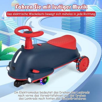 KOMFOTTEU Elektro-Kinderauto Rutschauto, mit Musik, für Kinder ab 3 Jahre