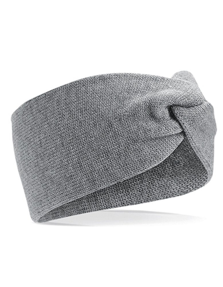 Goodman Design Stirnband Strick Headband Luxuriöses, weiches Garn Grey Marl