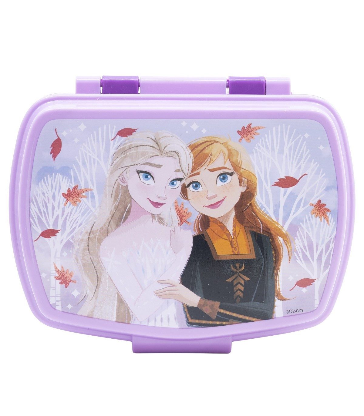 Disney Frozen Lunchbox Kinder Brotdose für Schule Freizeit und Ausflug, Polyethylen