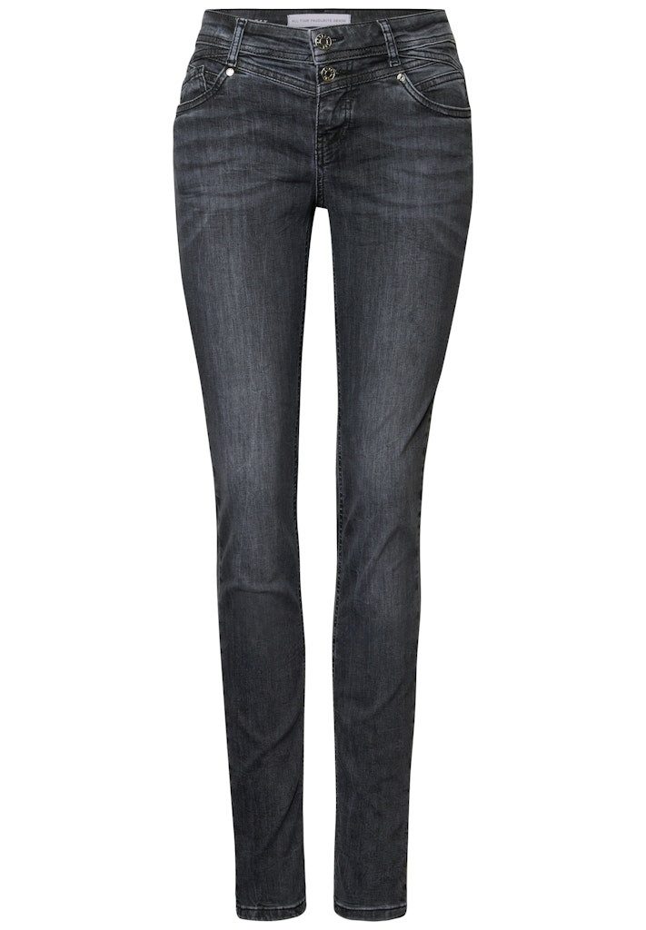 STREET ONE Stoffhose Style QR Denim-Jane.mw.steel günstig online kaufen