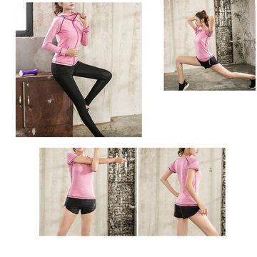 FIDDY Yoga-Sweatjacke Yoga-Bekleidungsset 5-teilig Sportbekleidung -Fitnessbekleidung