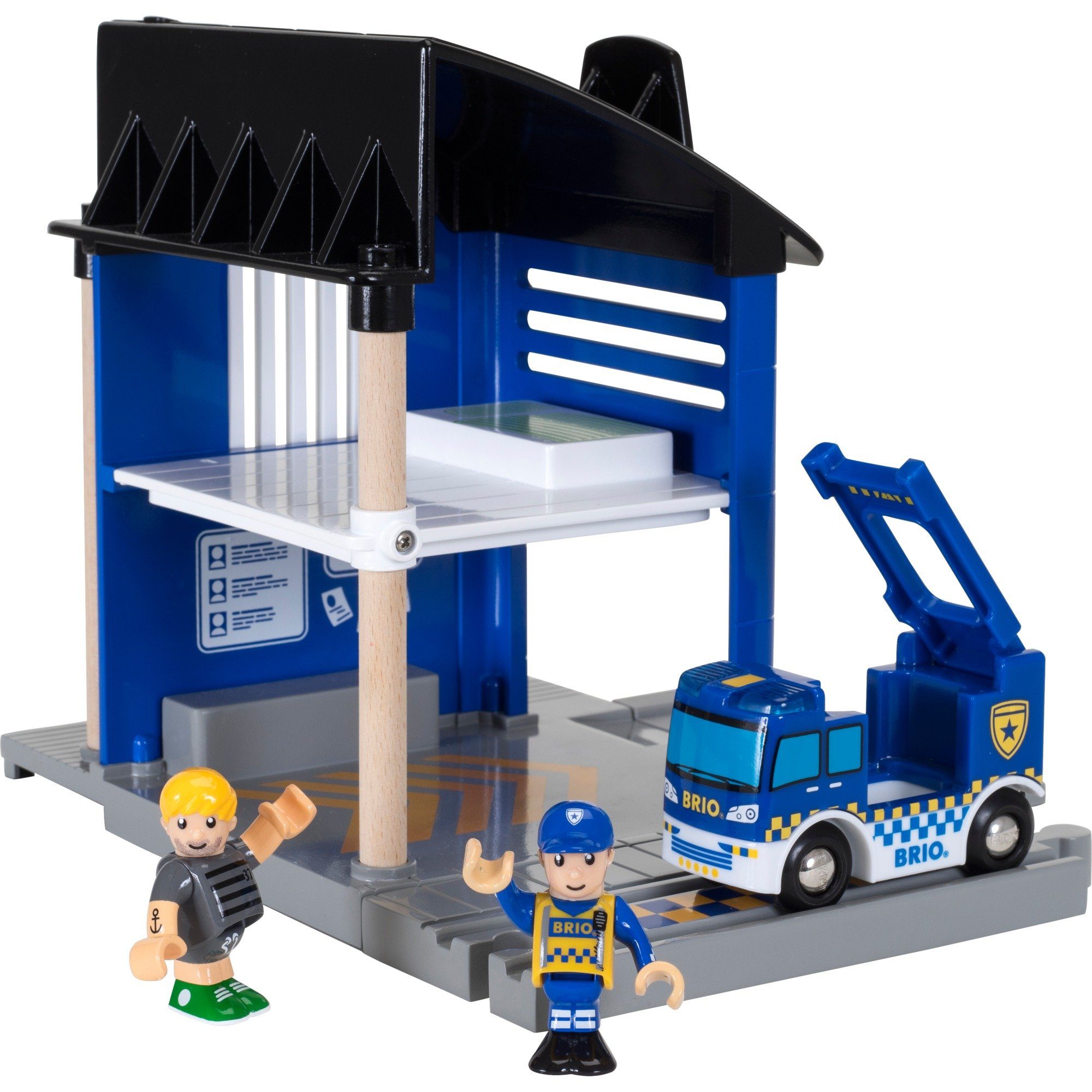 BRIO® Spielzeug-Auto BRIO World World Polizeistation mit
