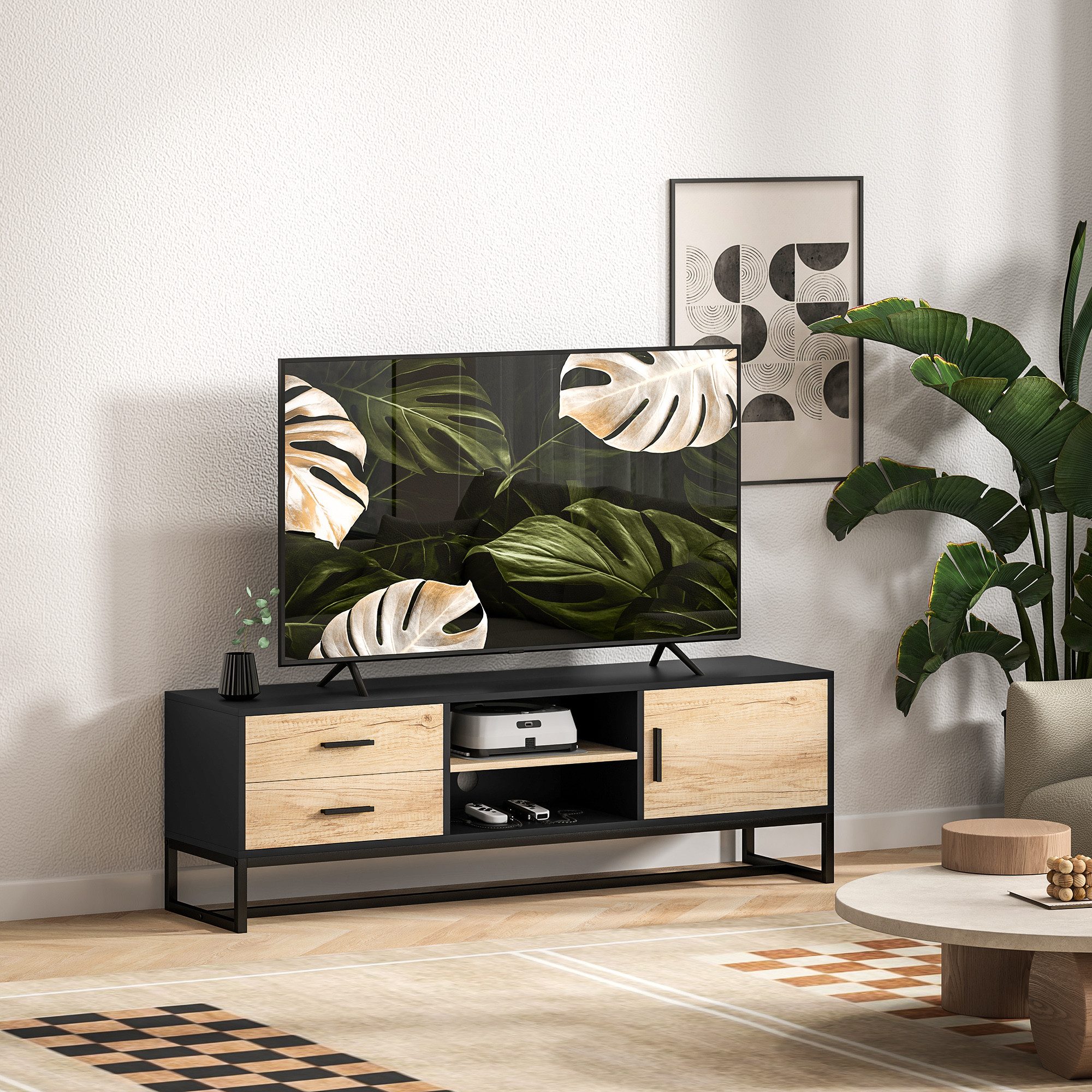 HOMCOM TV-Board Moderner TV-Ständer für Fernseher günstig online kaufen